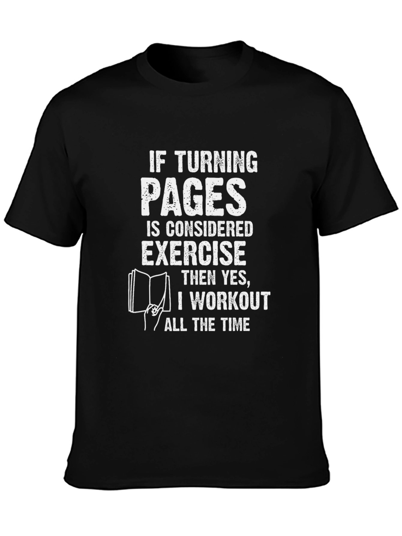 Funny Book Lover Workout T-Shirt