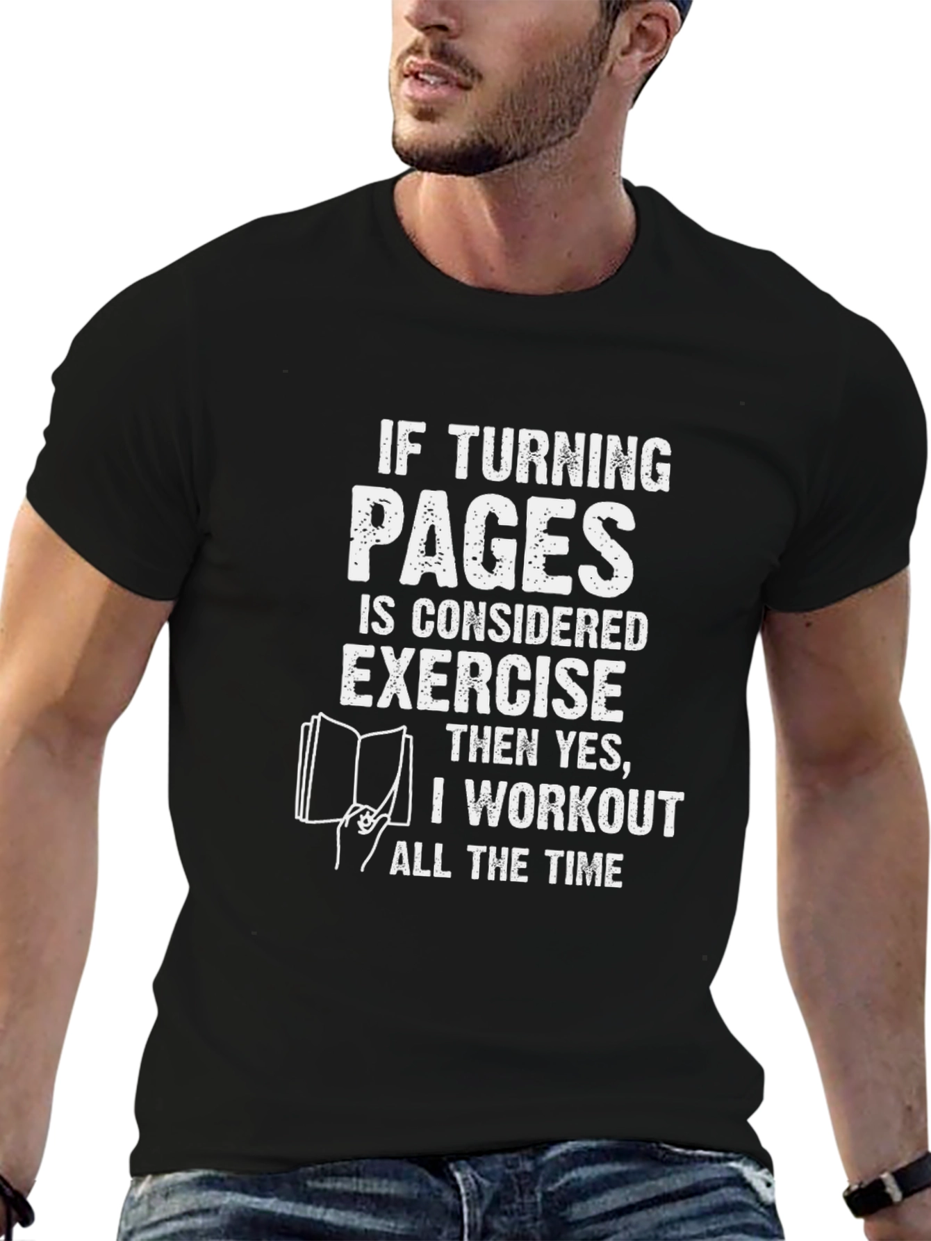 Funny Book Lover Workout T-Shirt
