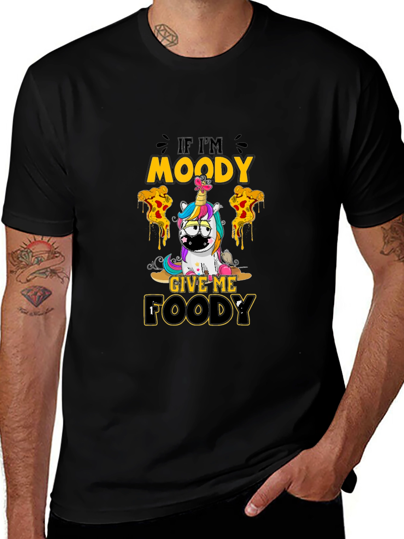 If Im Moody Give Me Foody T-Shirt