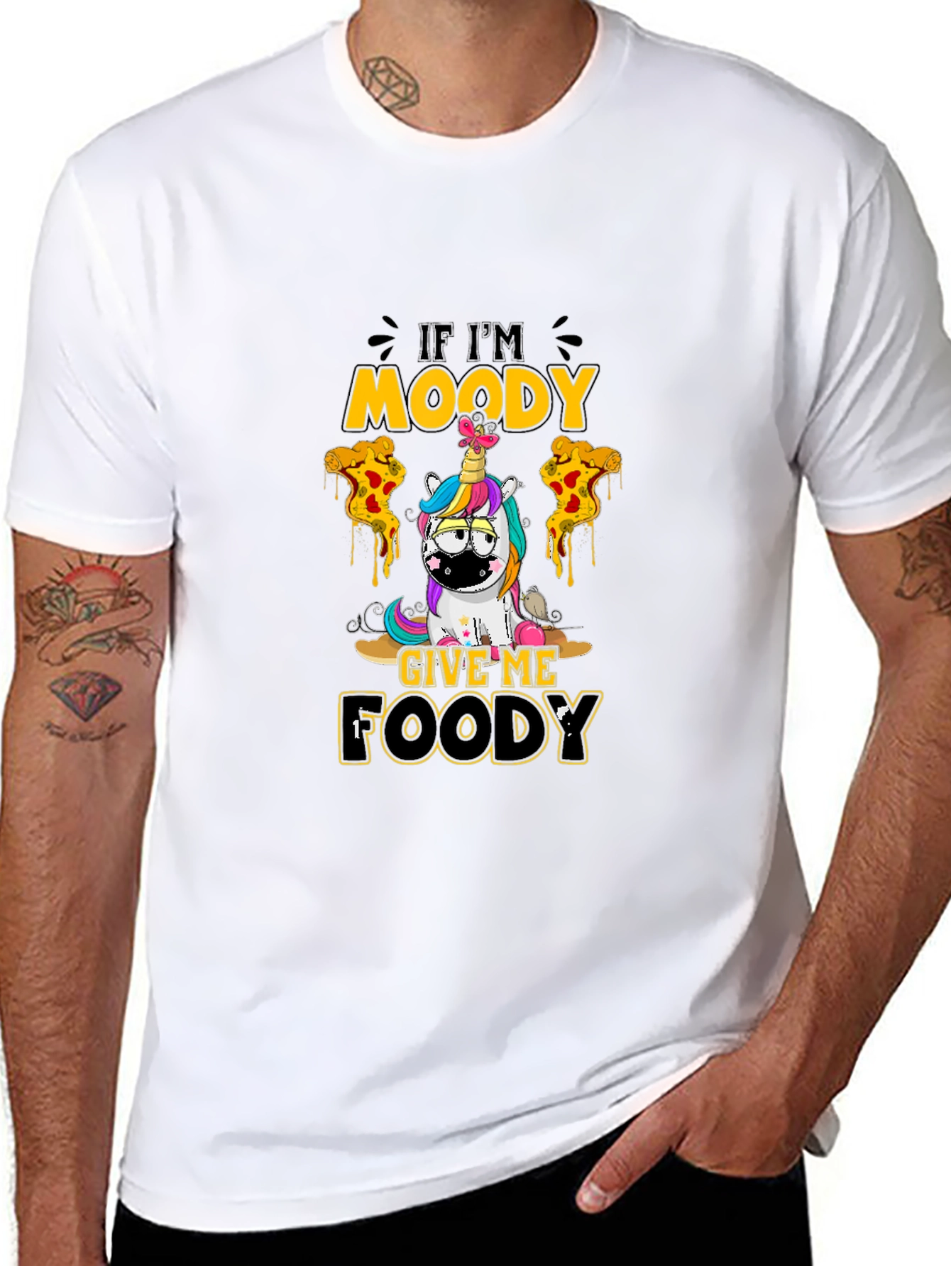 If Im Moody Give Me Foody T-Shirt