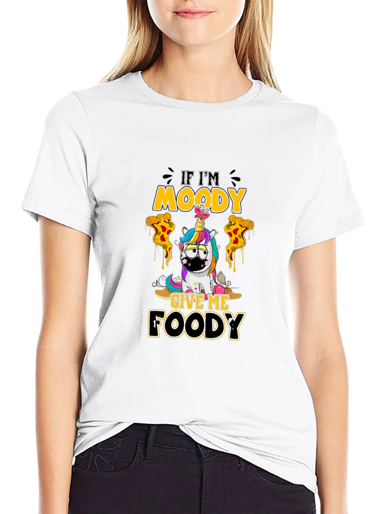 If Im Moody Give Me Foody T-Shirt