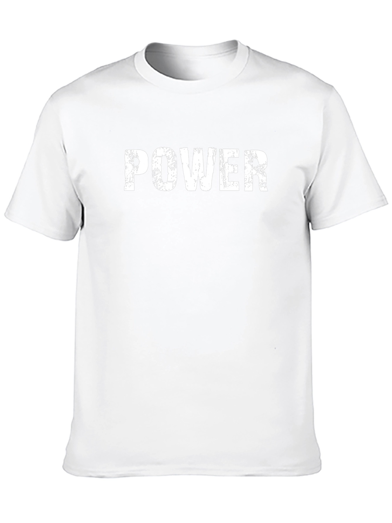 Mens Black POWER Graphic T-Shirt