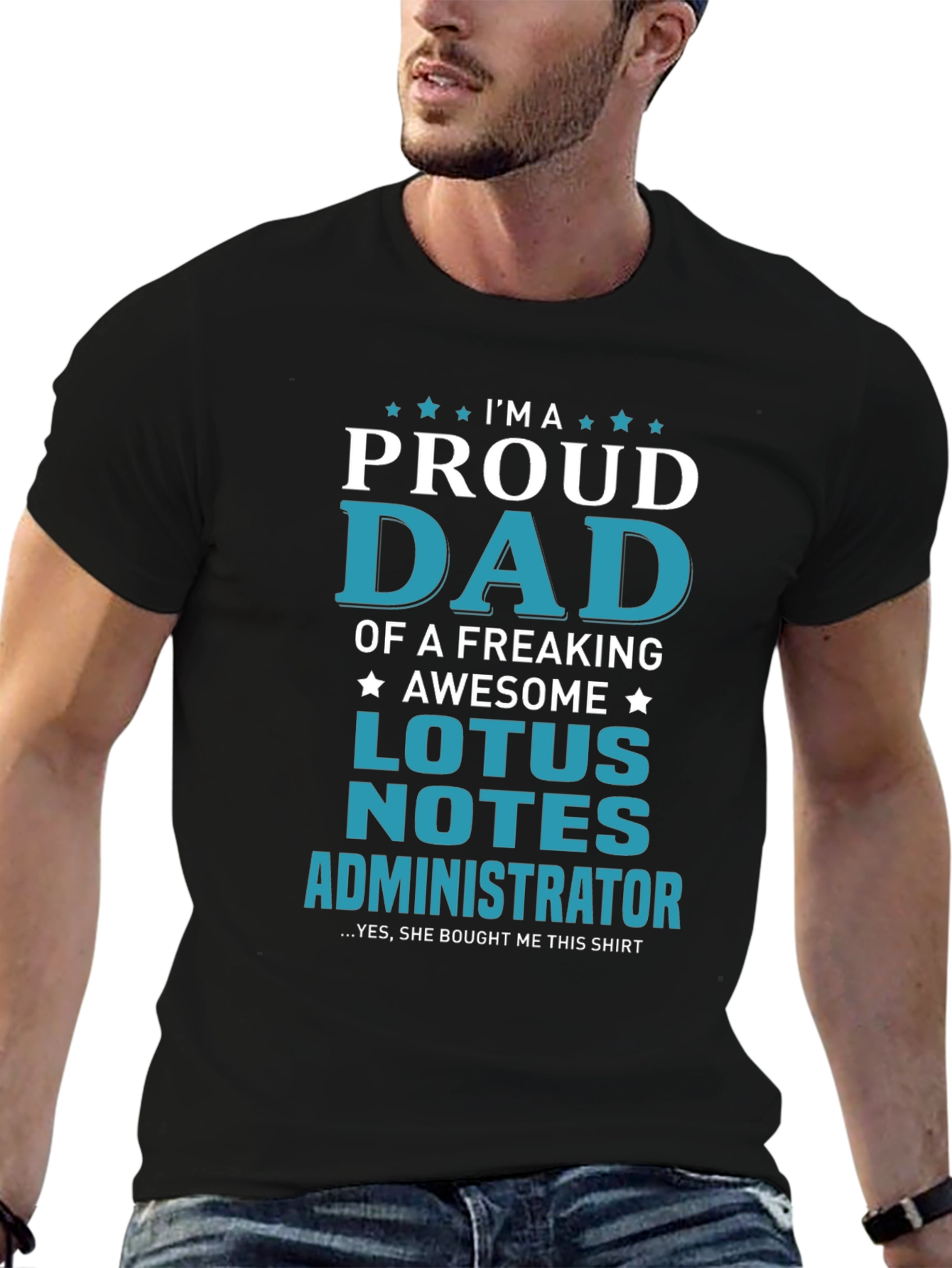 Proud Dad Lotus Notes Administrator Graphic T-Shirt