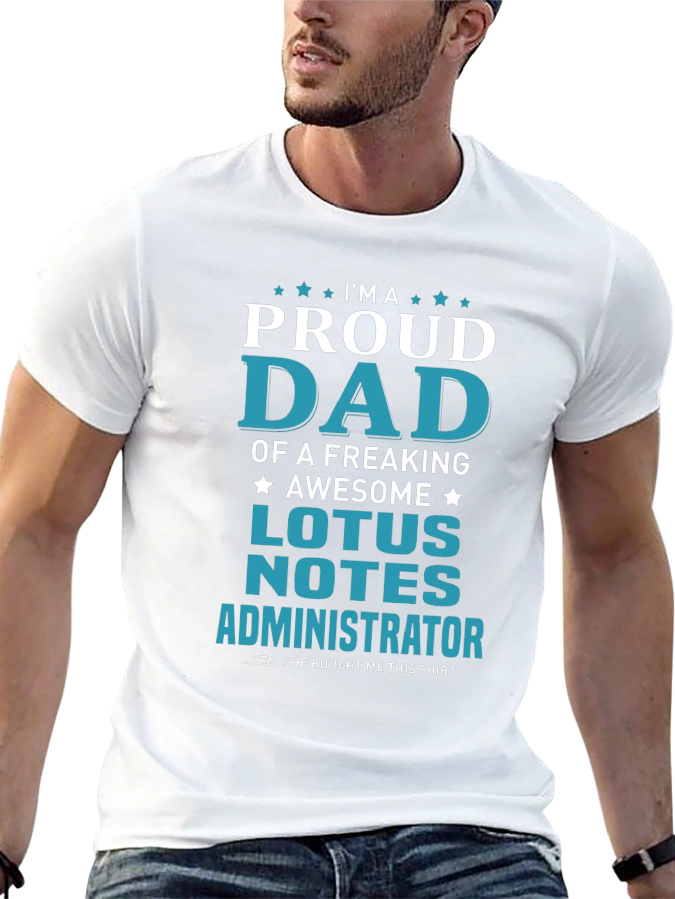 Proud Dad Lotus Notes Administrator Graphic T-Shirt