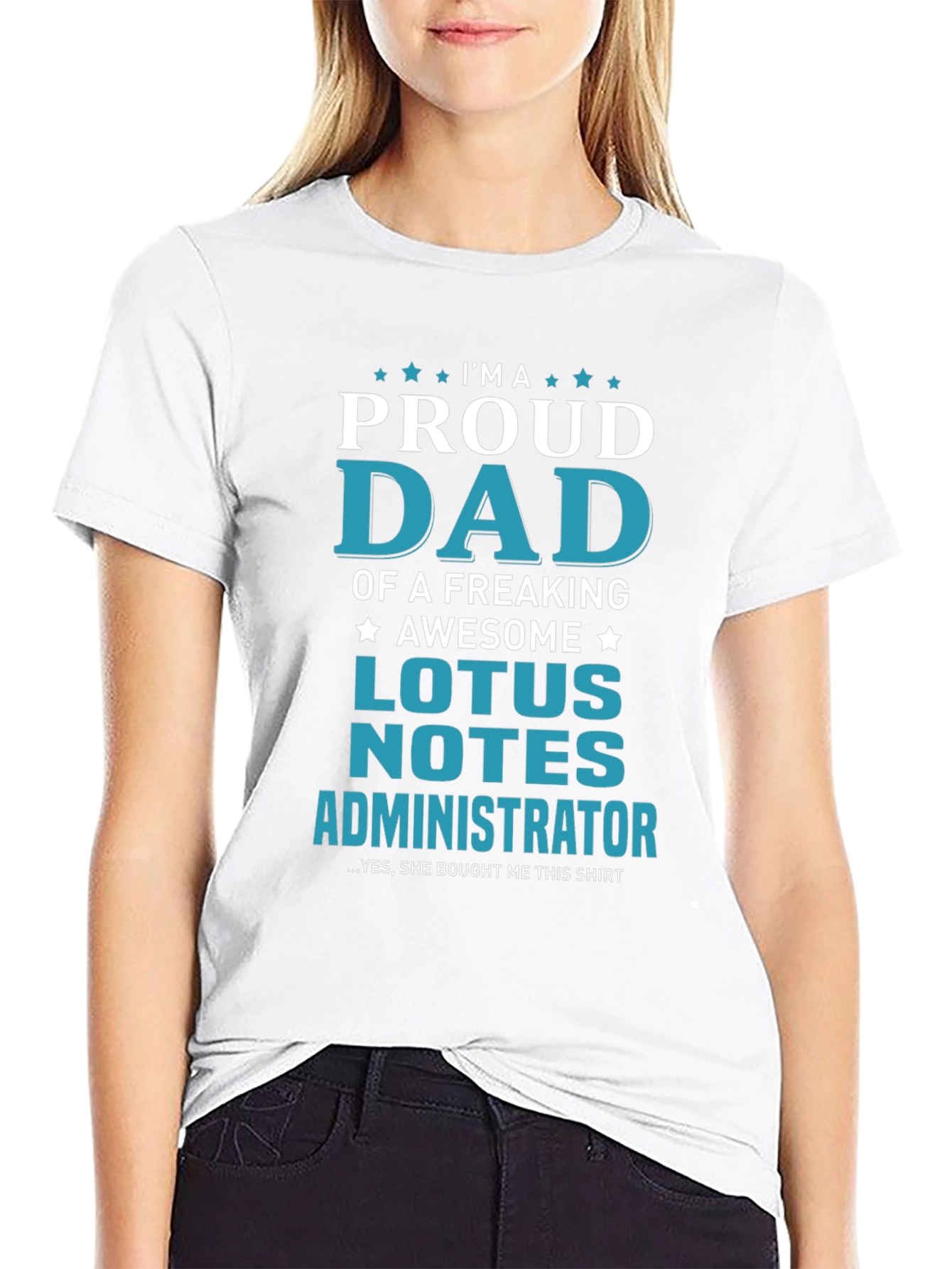 Proud Dad Lotus Notes Administrator Graphic T-Shirt