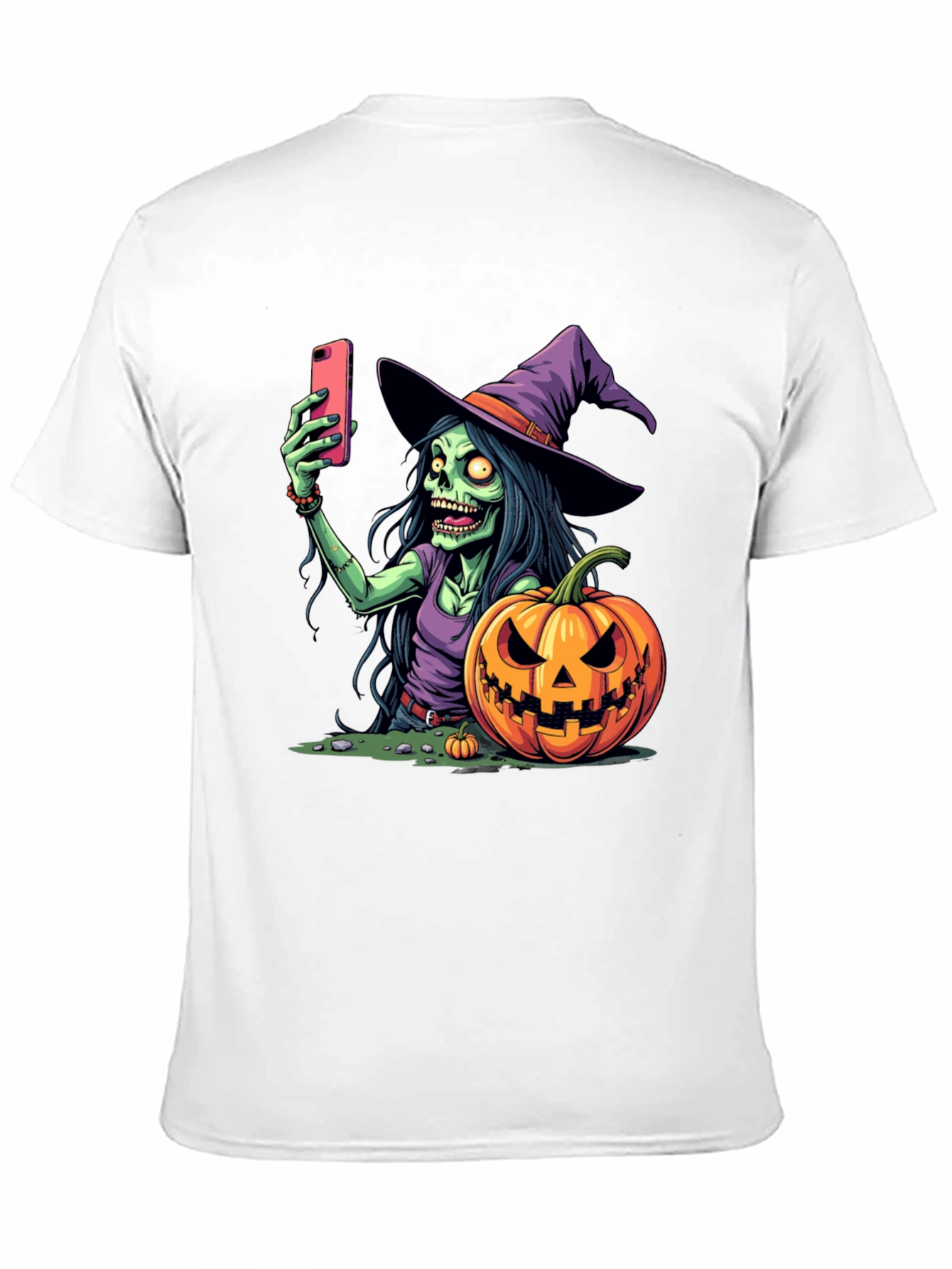 Halloween Witch Selfie T-Shirt