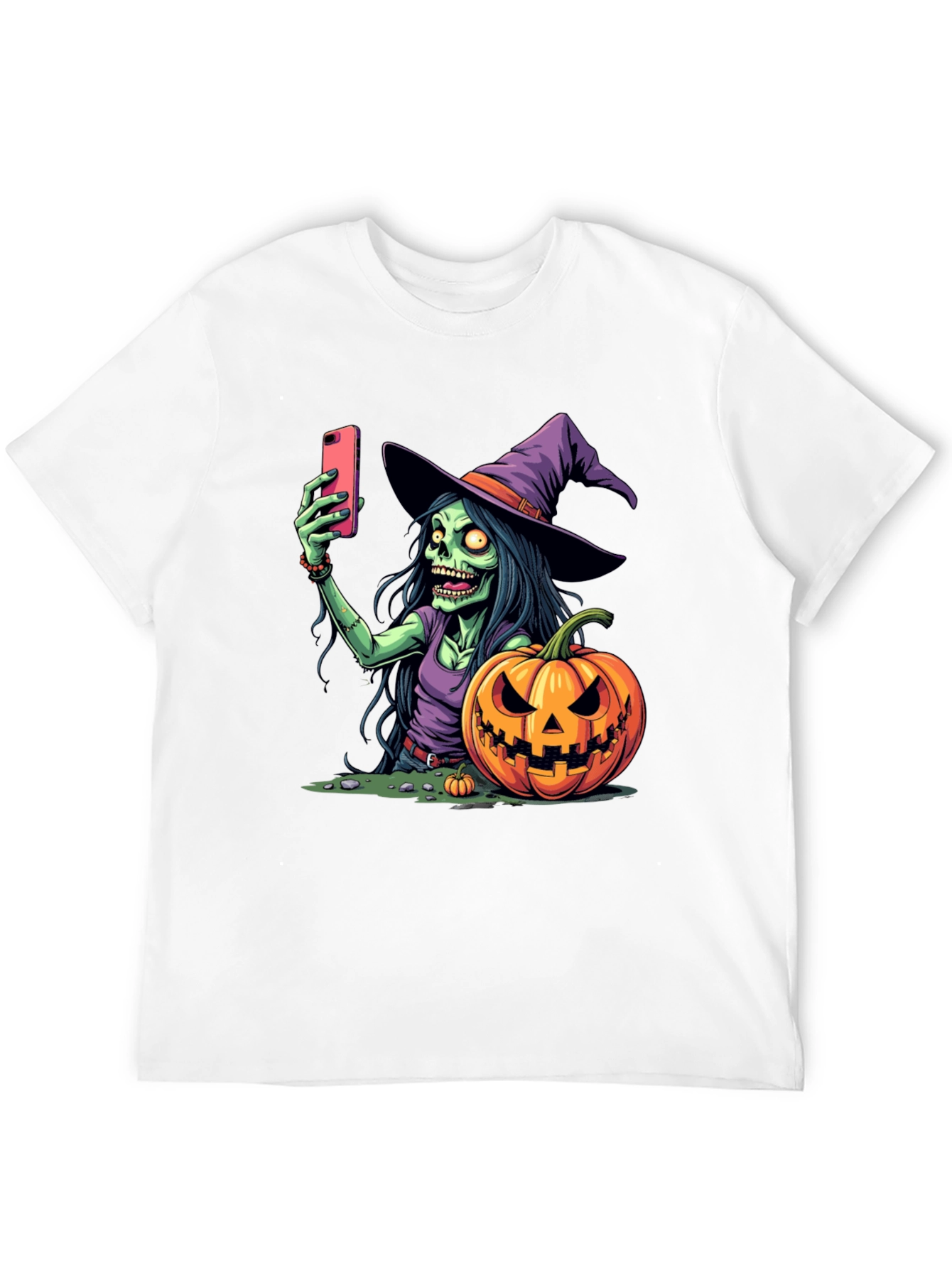 Halloween Witch Selfie T-Shirt
