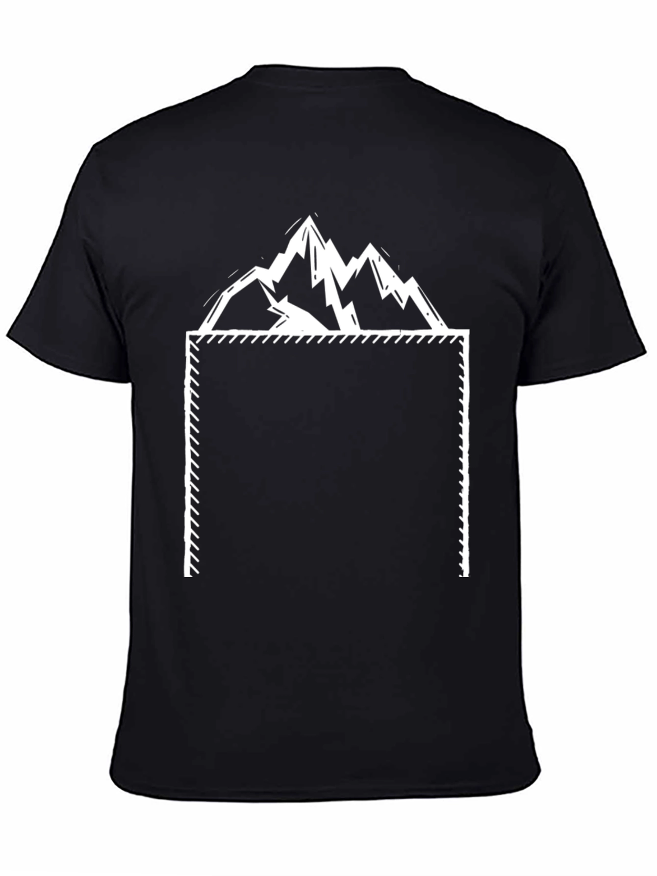 Mountain Graphic Black T-Shirt - Adventure Ready