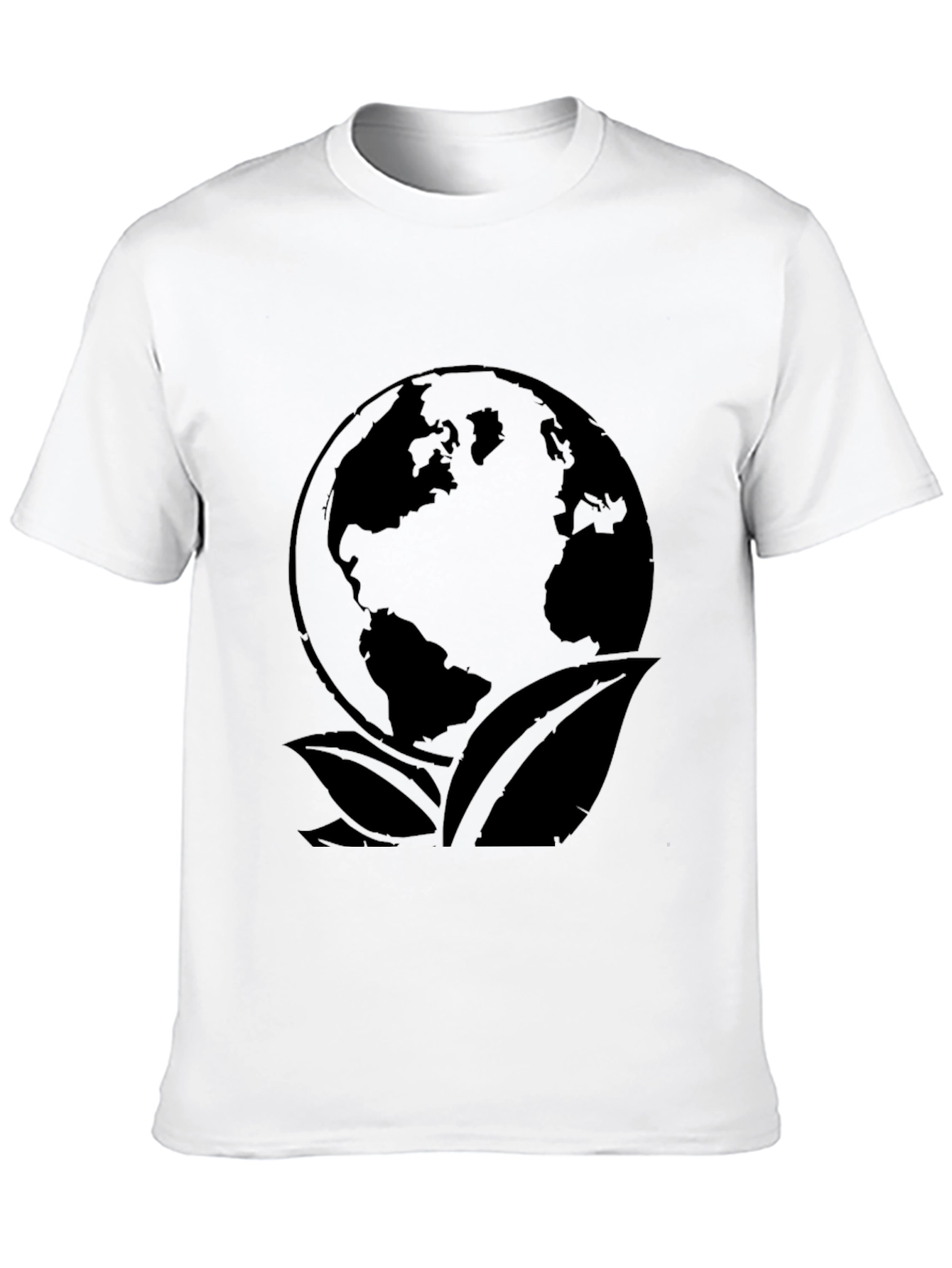 Eco Earth T-Shirt - Organic Cotton Globe Design