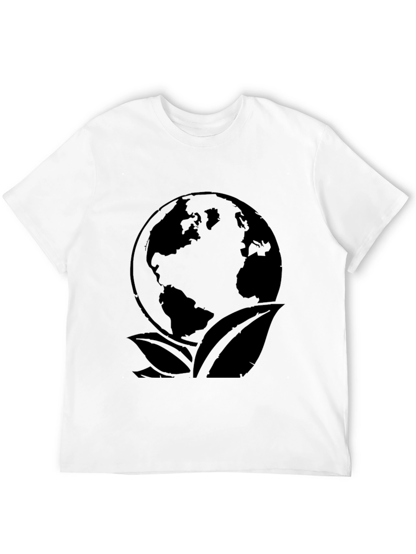 Eco Earth T-Shirt - Organic Cotton Globe Design