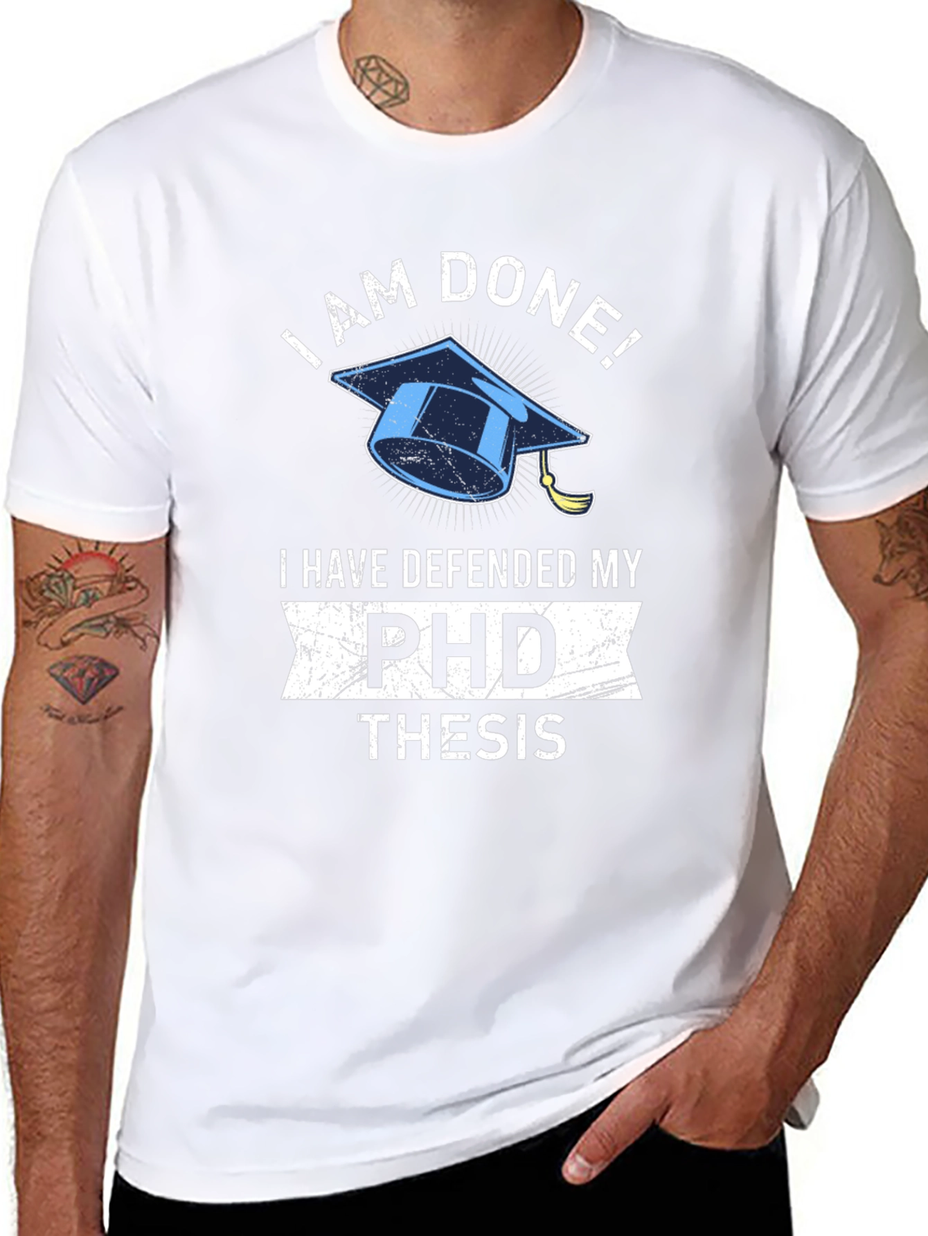 I Am Done! PhD Thesis Graduation T-Shirt