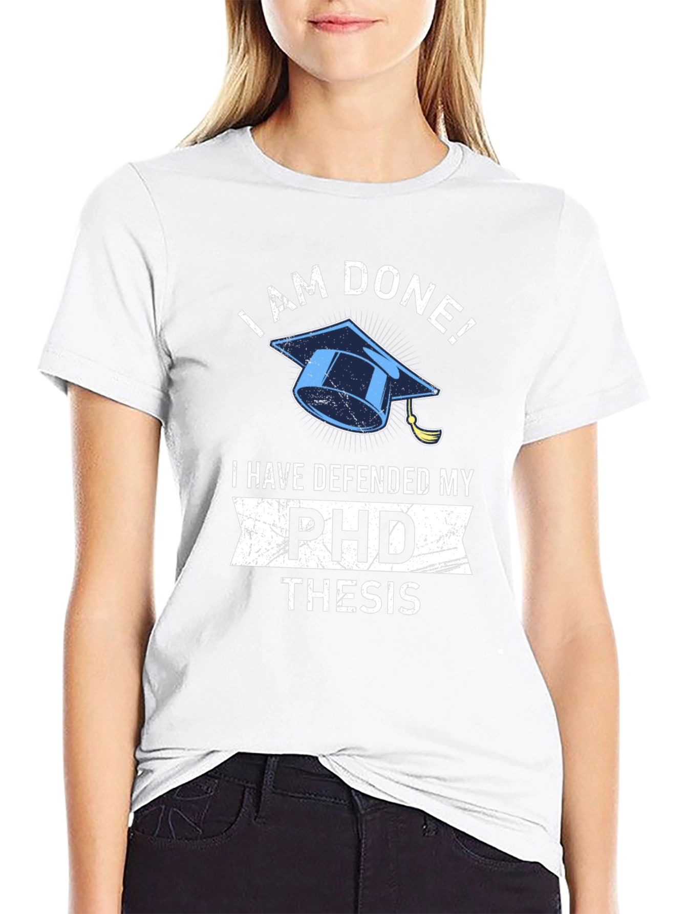 I Am Done! PhD Thesis Graduation T-Shirt