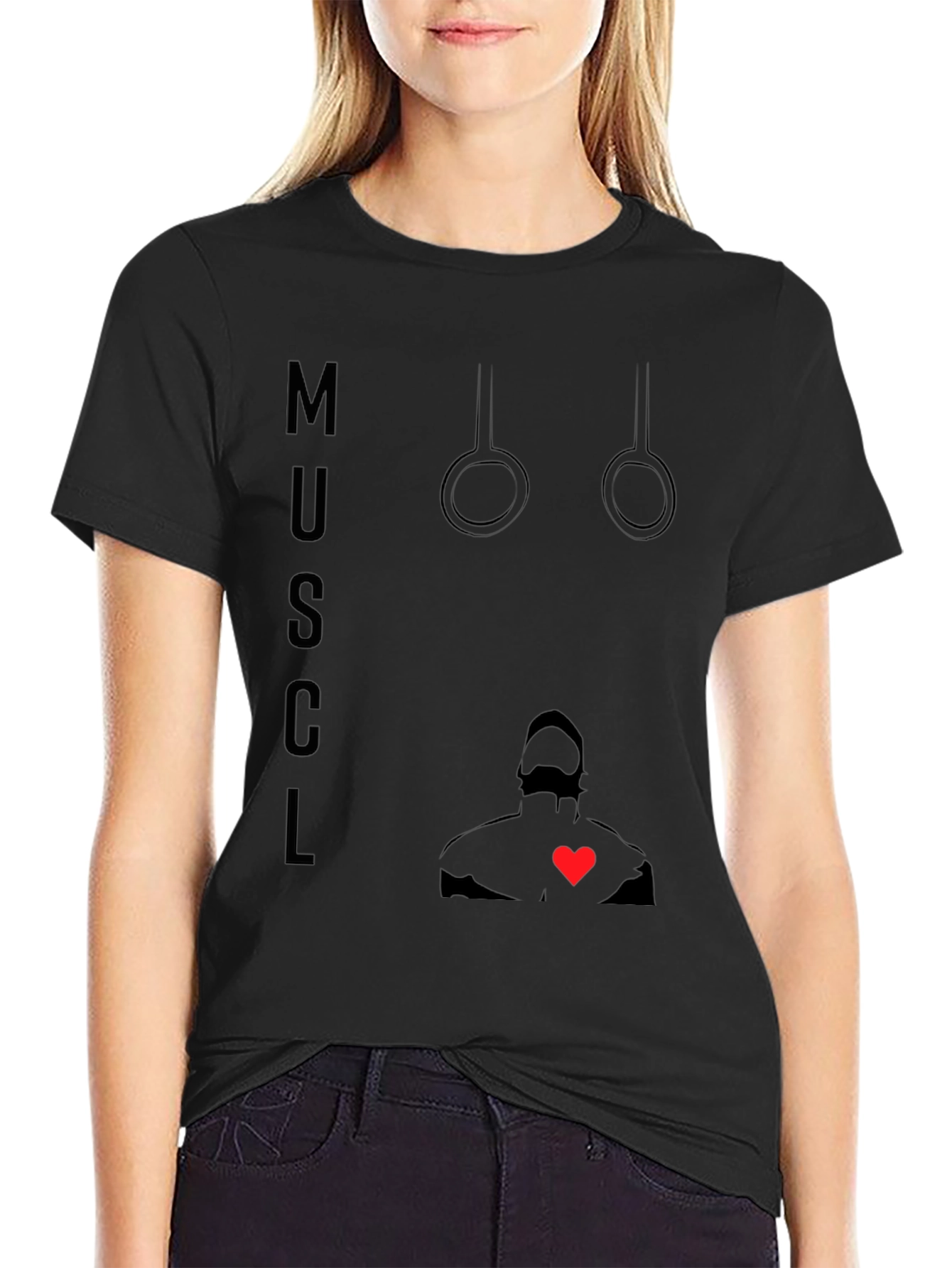 Muscle Love Black T-Shirt