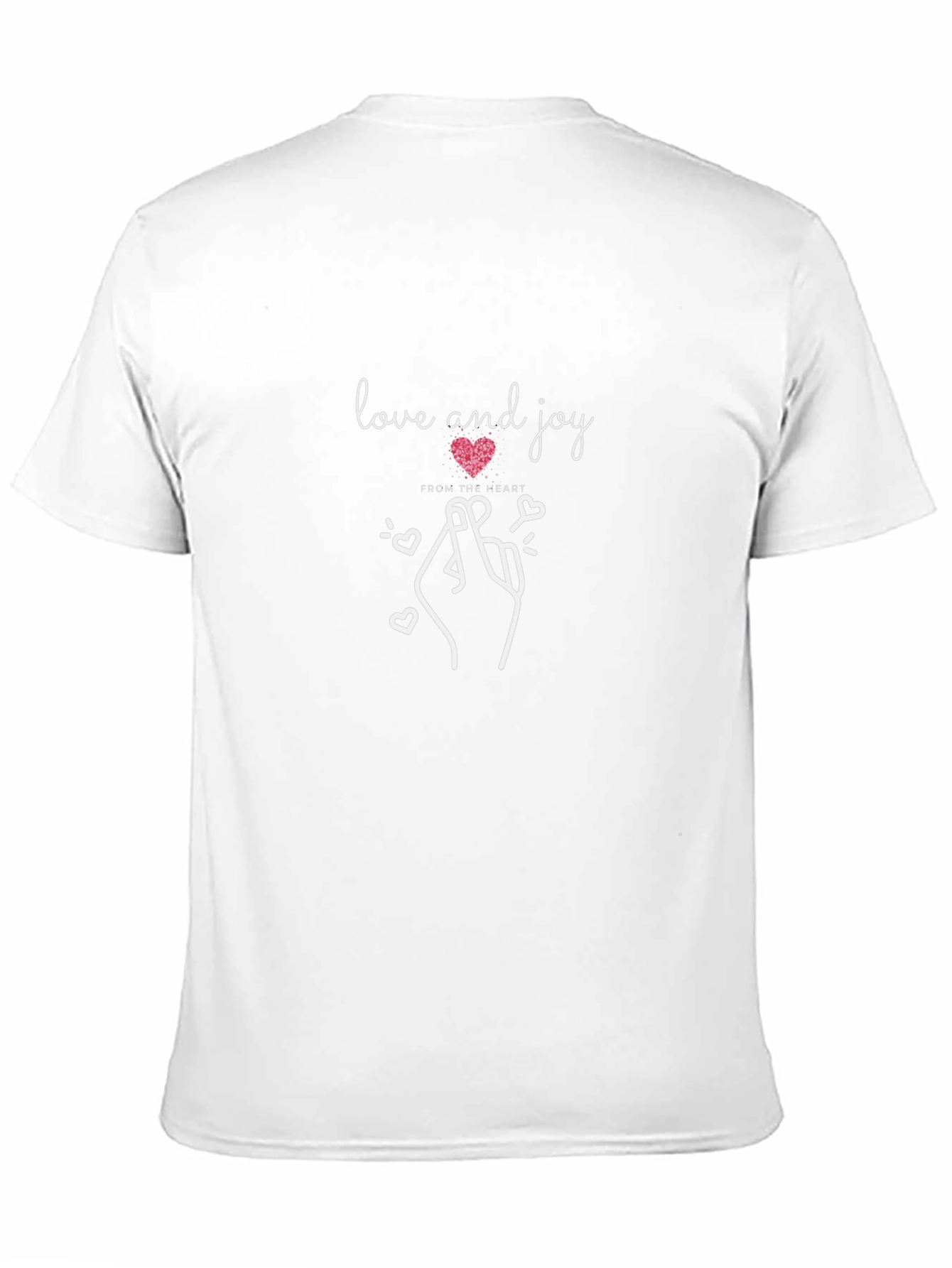 Love and Joy Graphic Tee - Stylish Black T-Shirt