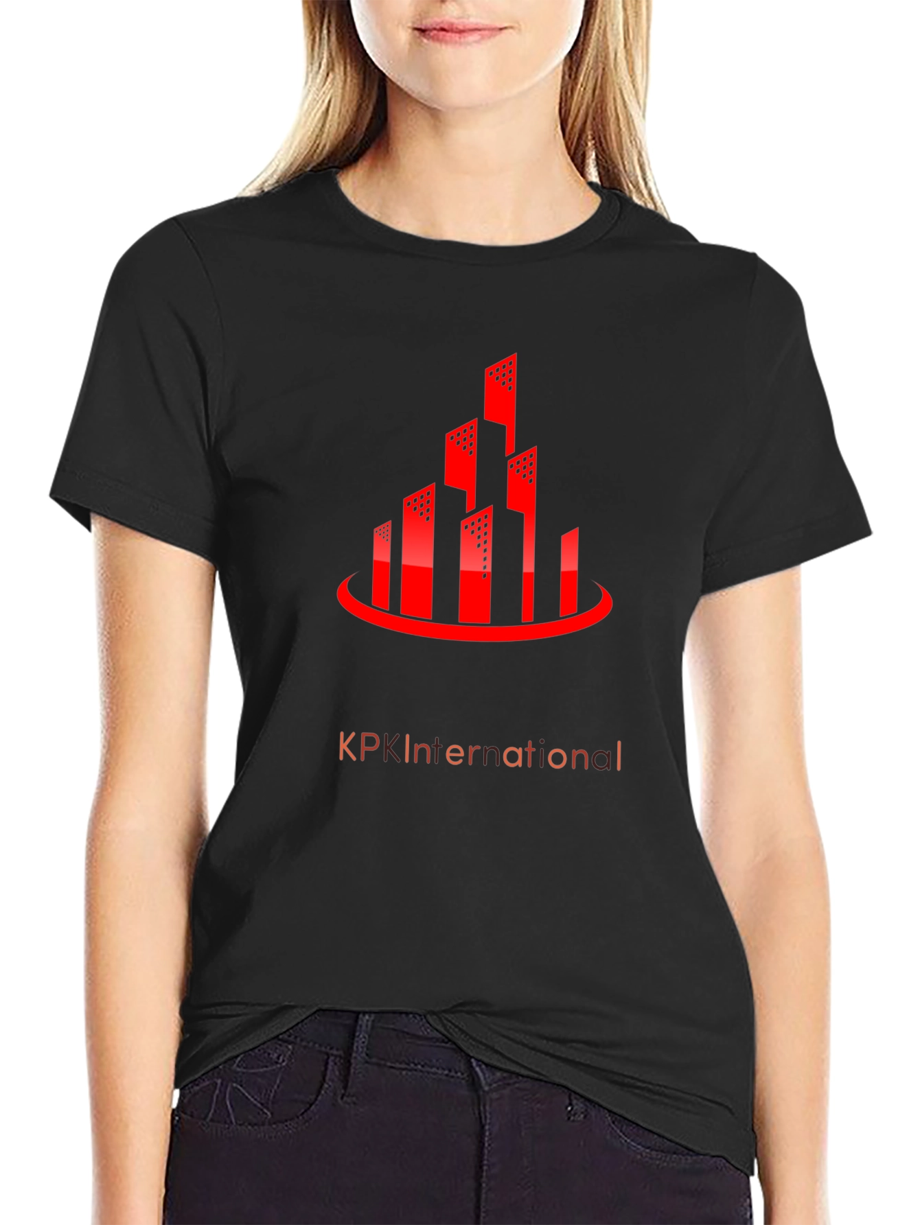 Urban Red Building Graphic Tee