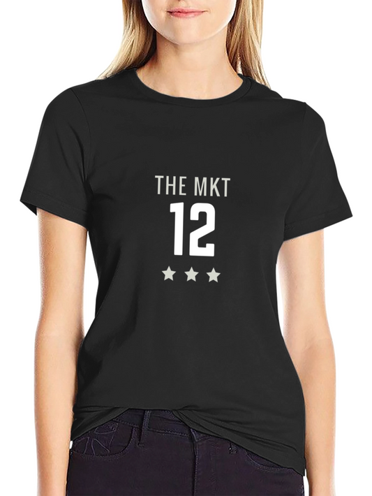 The MKT 12 Graphic T-Shirt - Black Crew Neck Tee