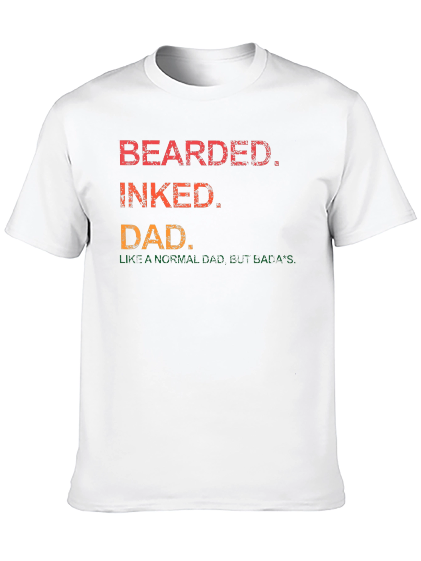 Bearded Inked Dad T-Shirt