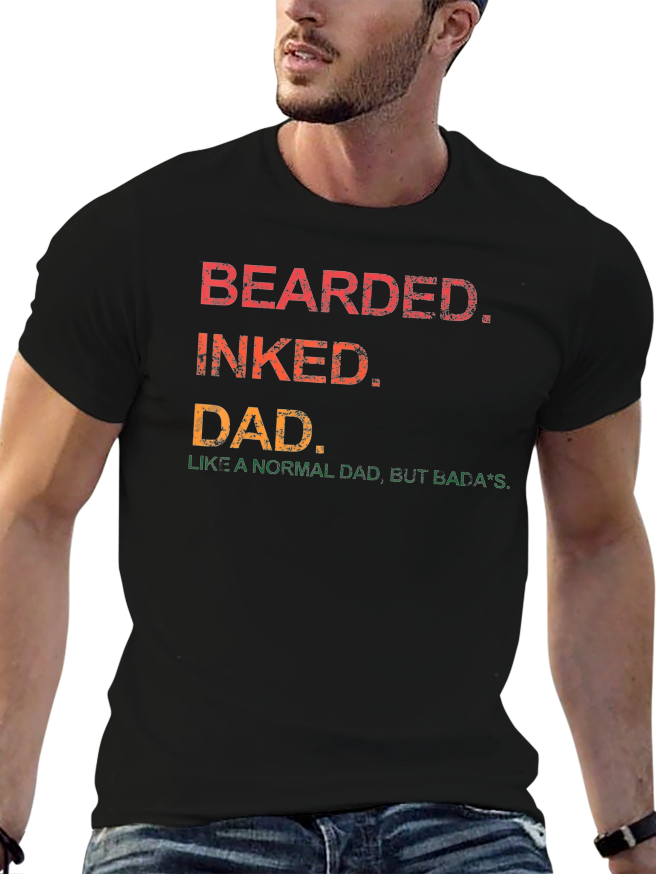 Bearded Inked Dad T-Shirt