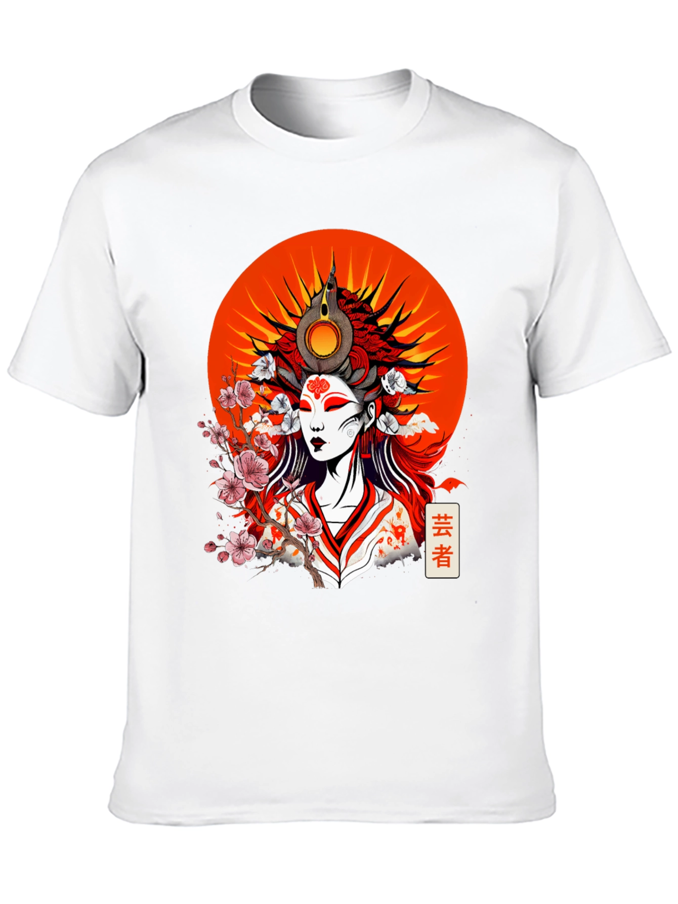 Geisha Graphic Black T-Shirt
