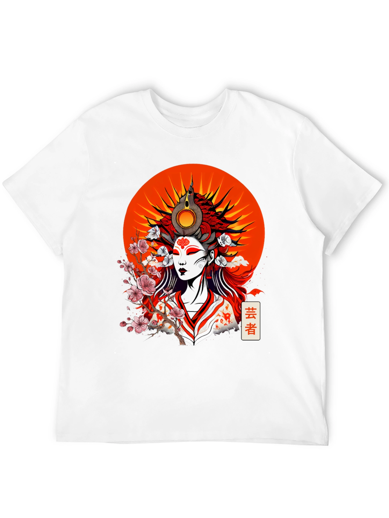 Geisha Graphic Black T-Shirt