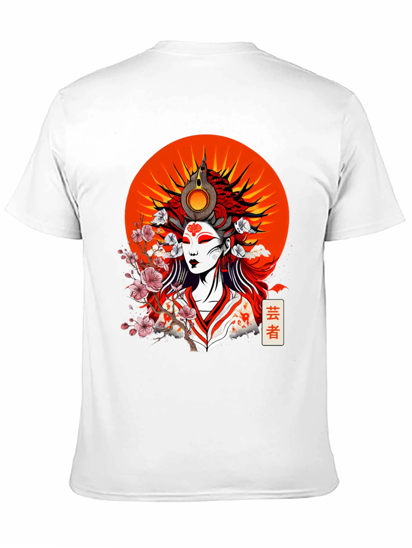 Geisha Graphic Black T-Shirt