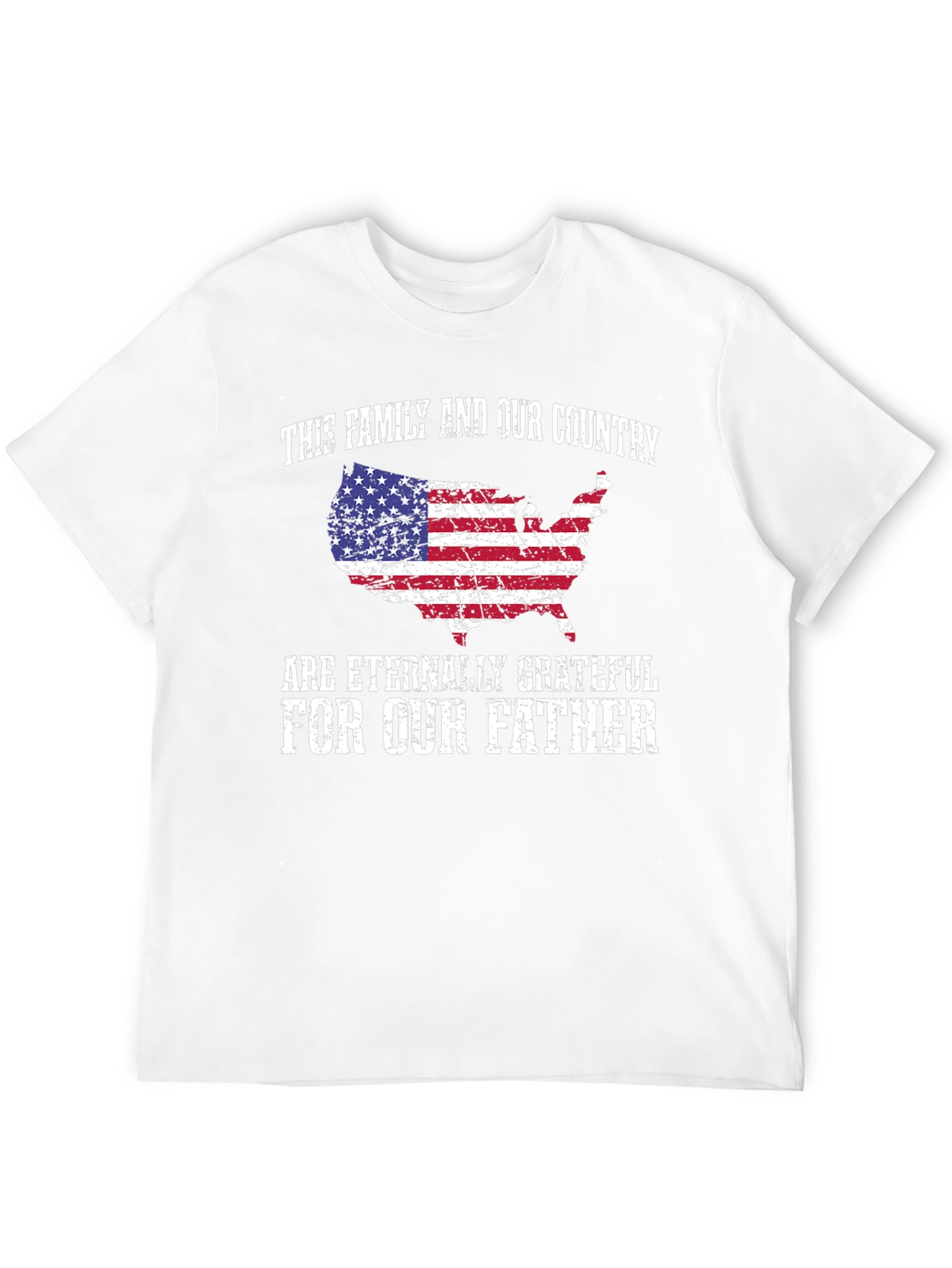 Patriotic Father T-Shirt - Family and Country