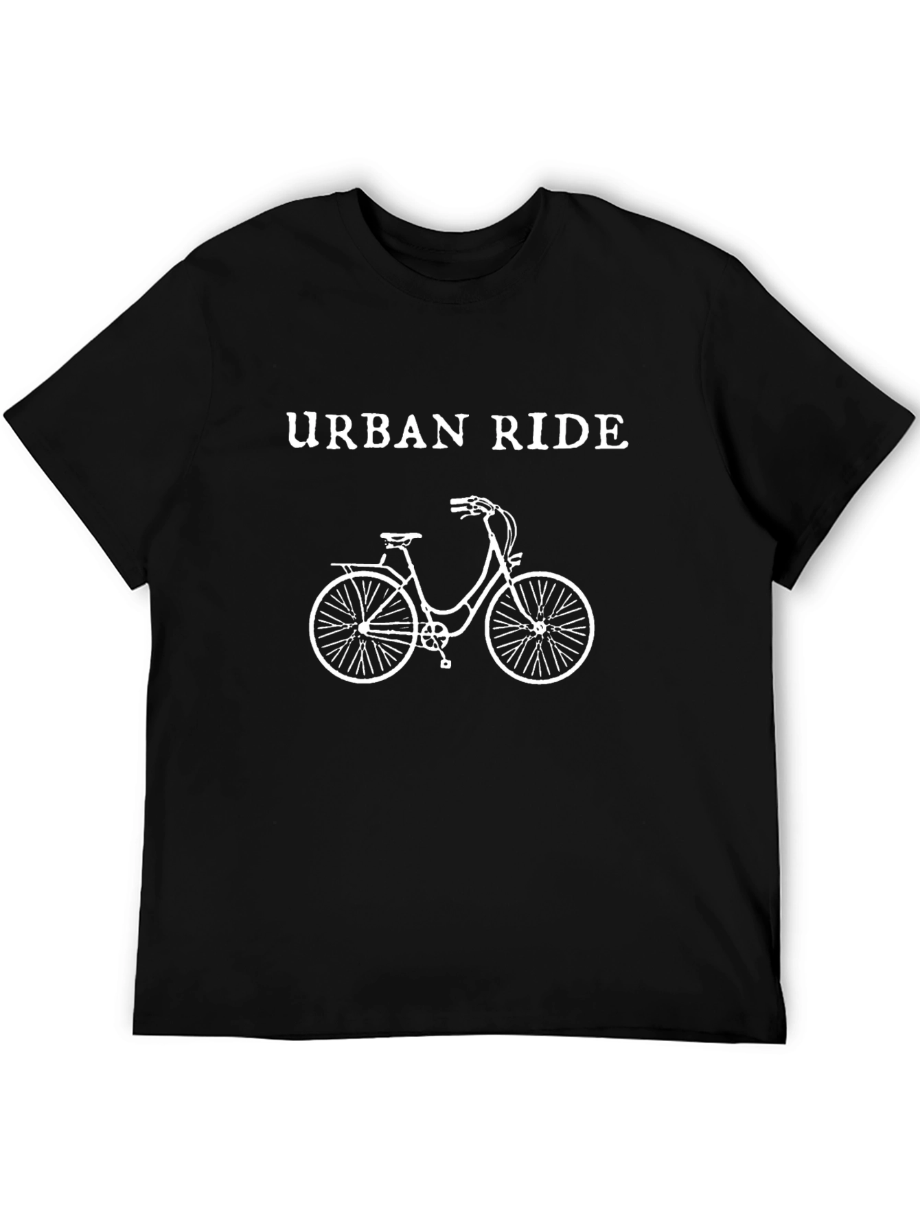 Urban Ride Black Graphic T-Shirt
