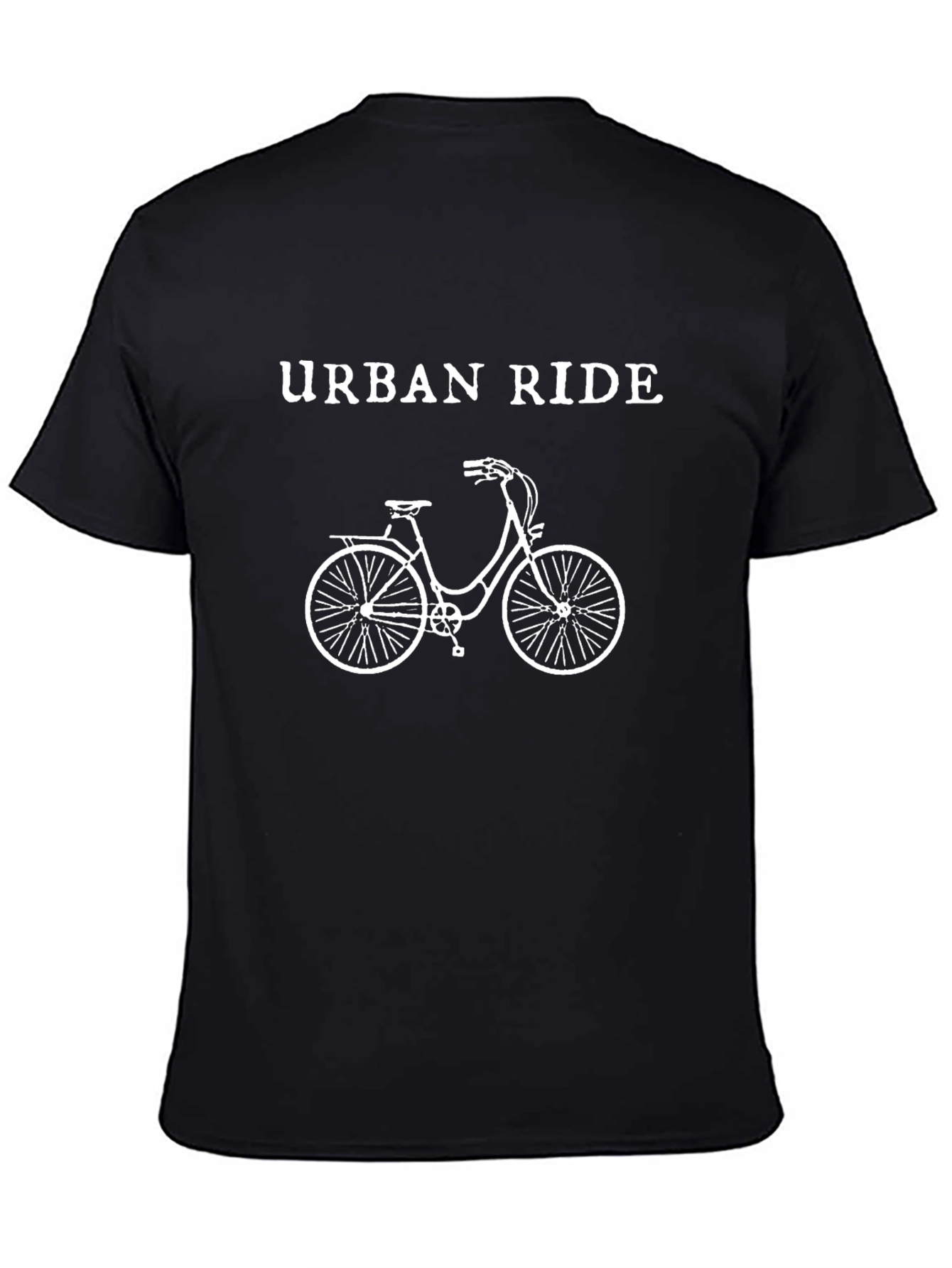 Urban Ride Black Graphic T-Shirt