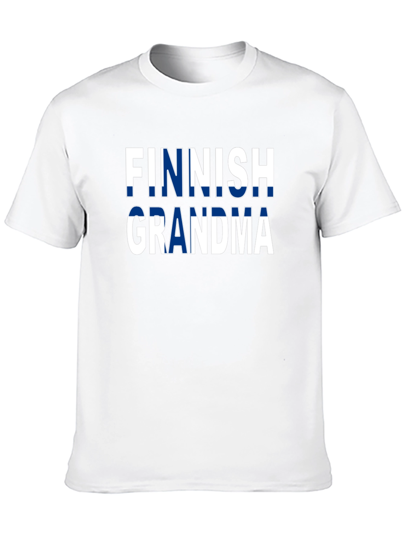 Finnish Grandma T-Shirt - Finland Flag