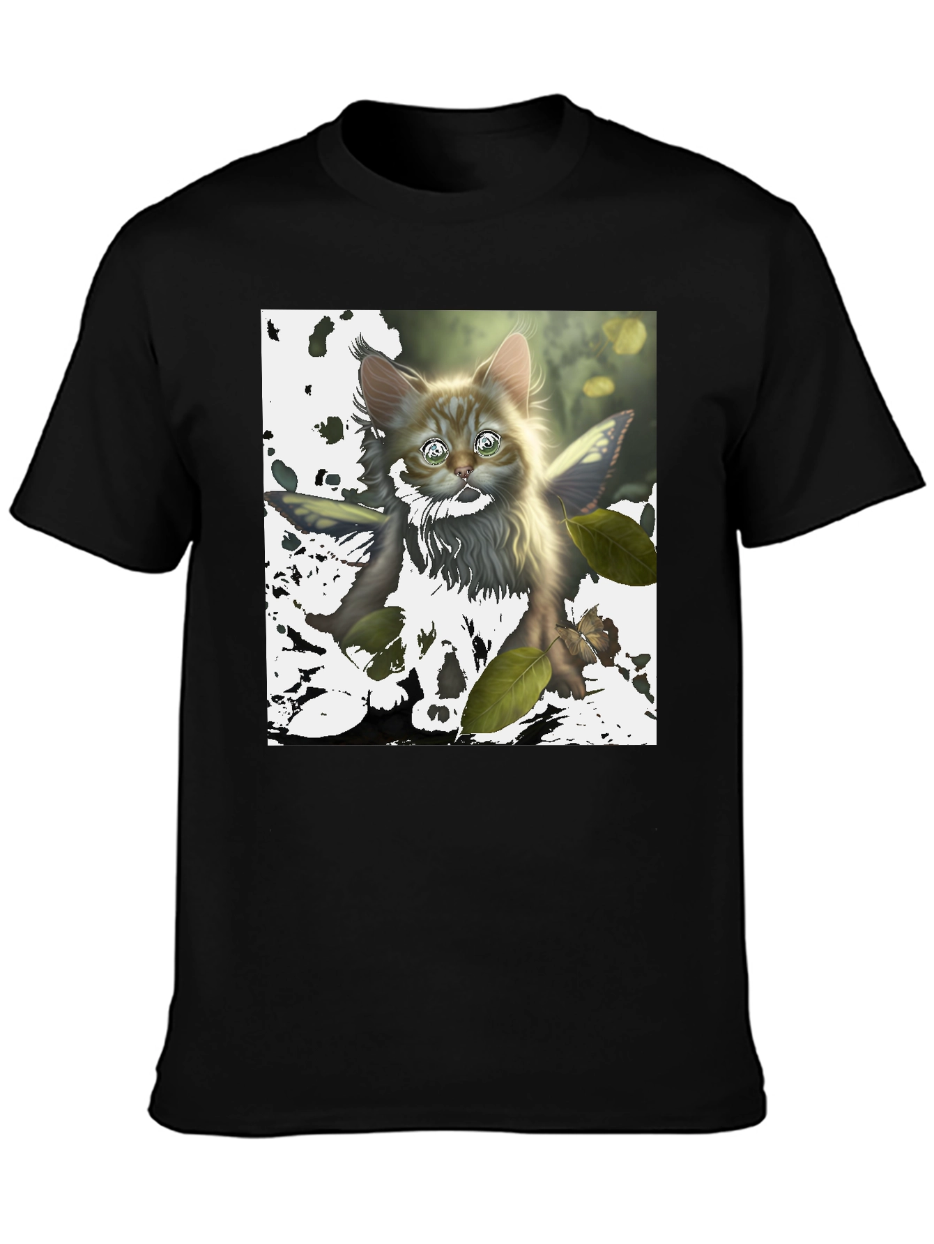 Cat Fairy T-Shirt - Fantasy Kitten Tee