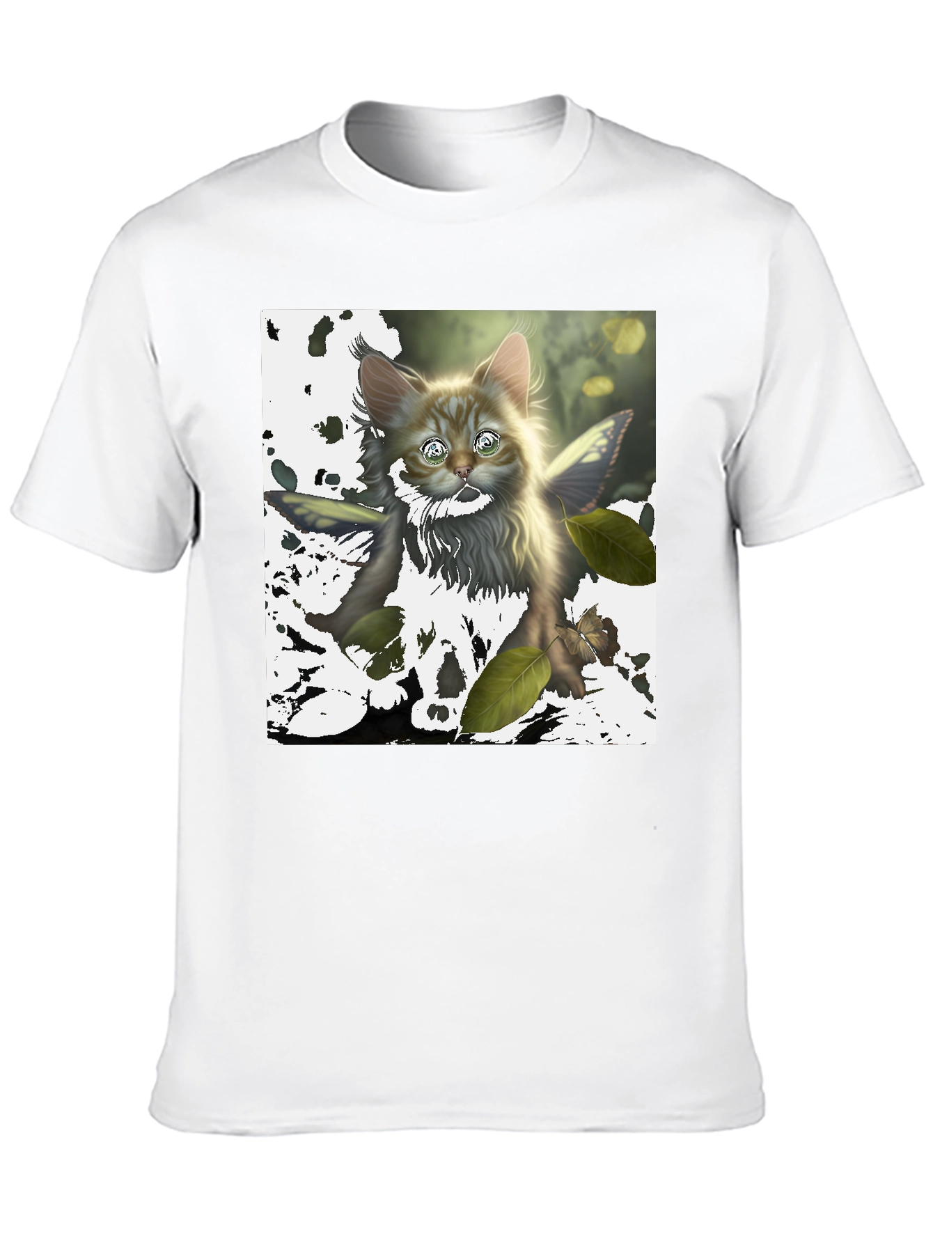 Cat Fairy T-Shirt - Fantasy Kitten Tee