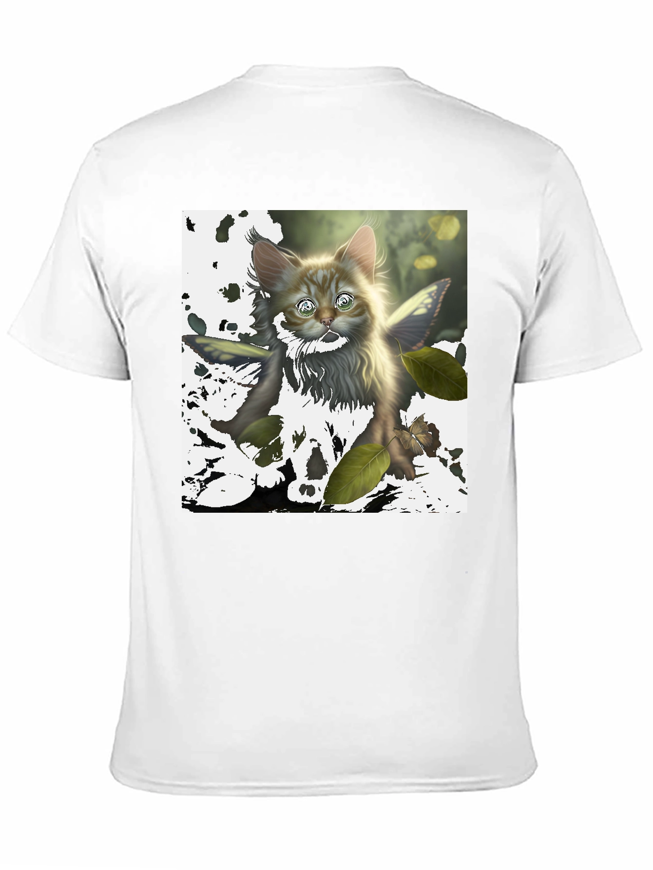 Cat Fairy T-Shirt - Fantasy Kitten Tee