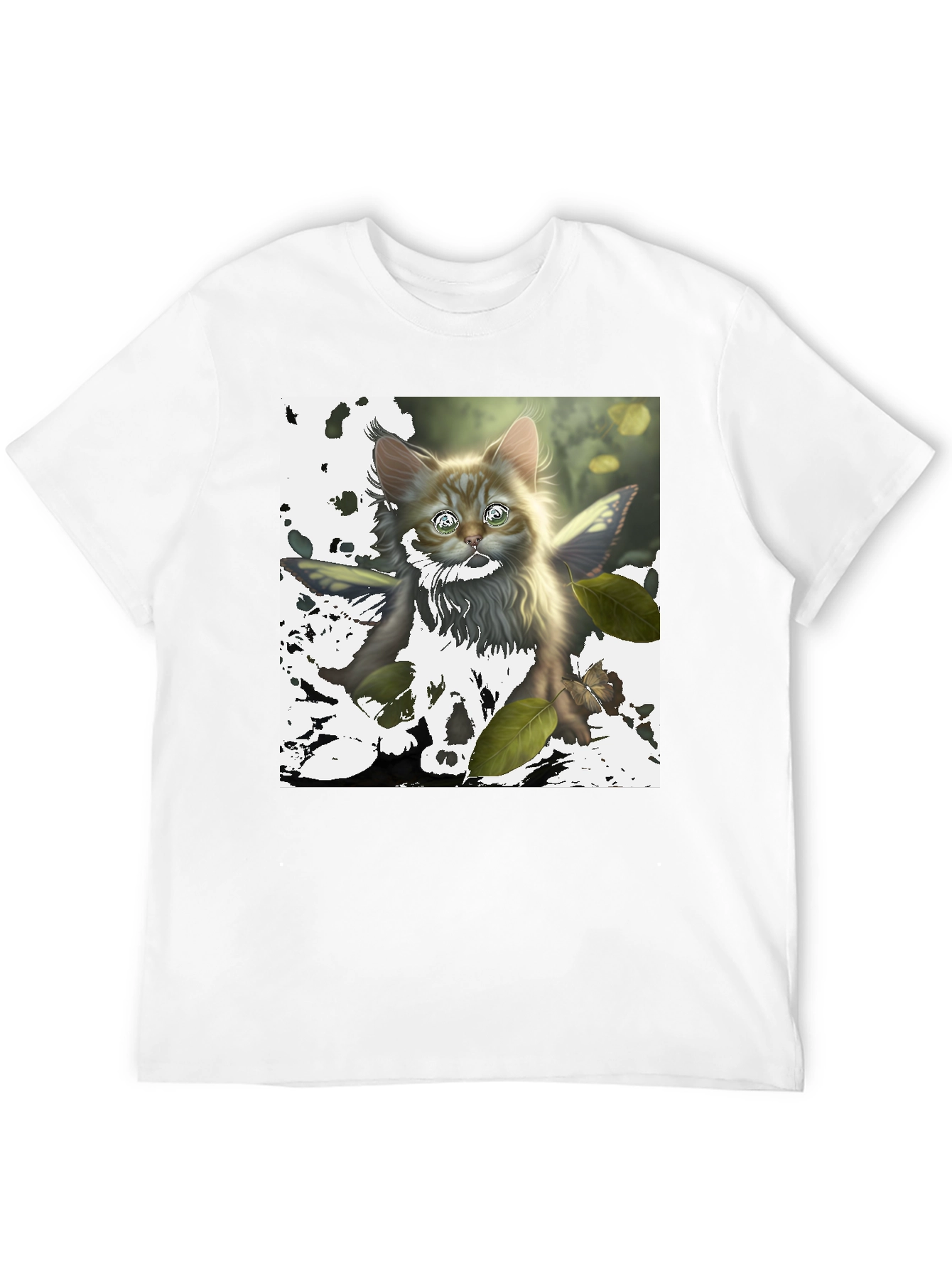 Cat Fairy T-Shirt - Fantasy Kitten Tee