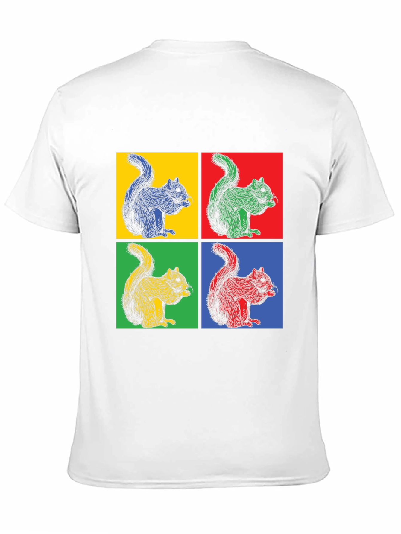 Pop Art Squirrel T-Shirt - Funky Graphic Tee