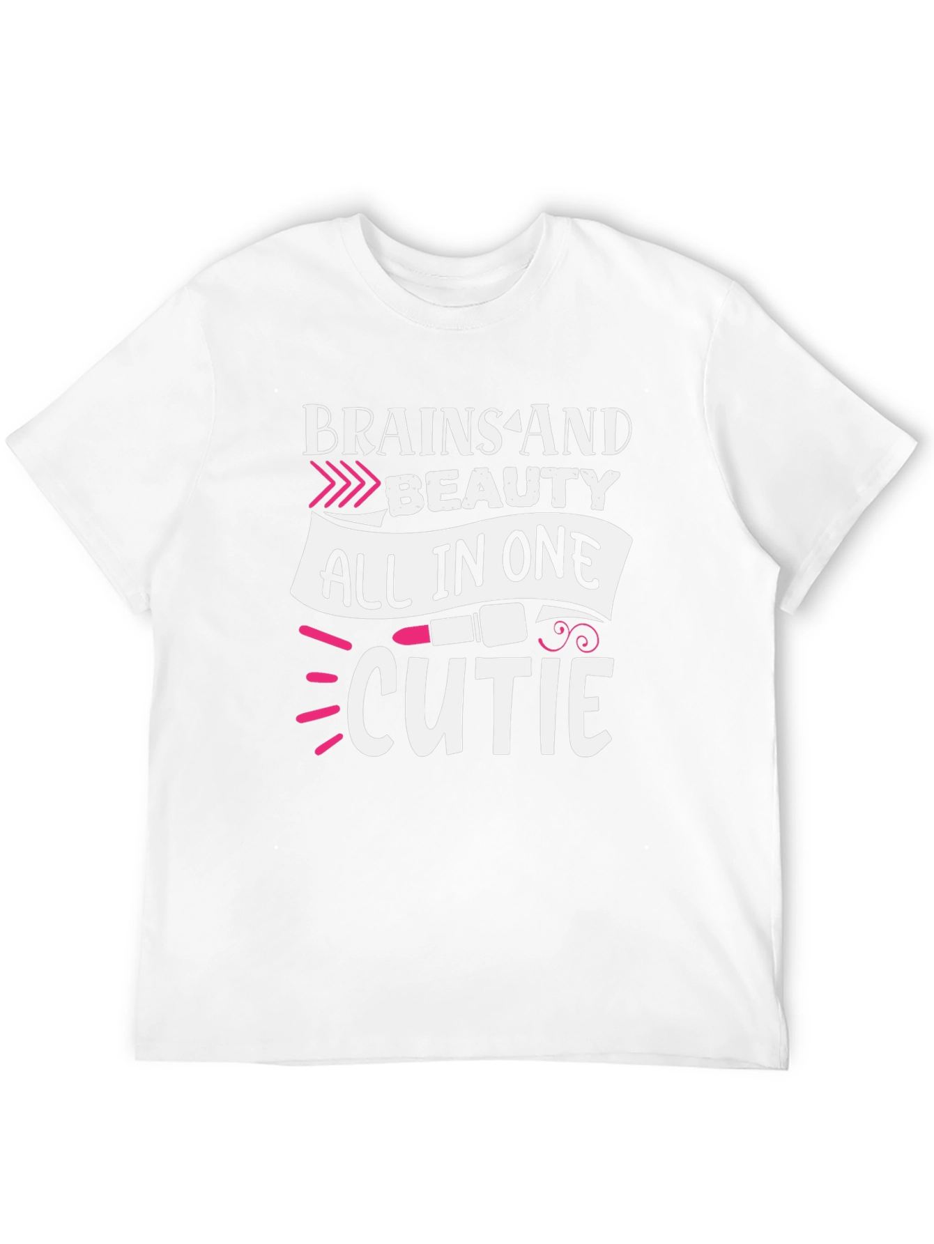 Brains and Beauty T-Shirt - All in One Cutie