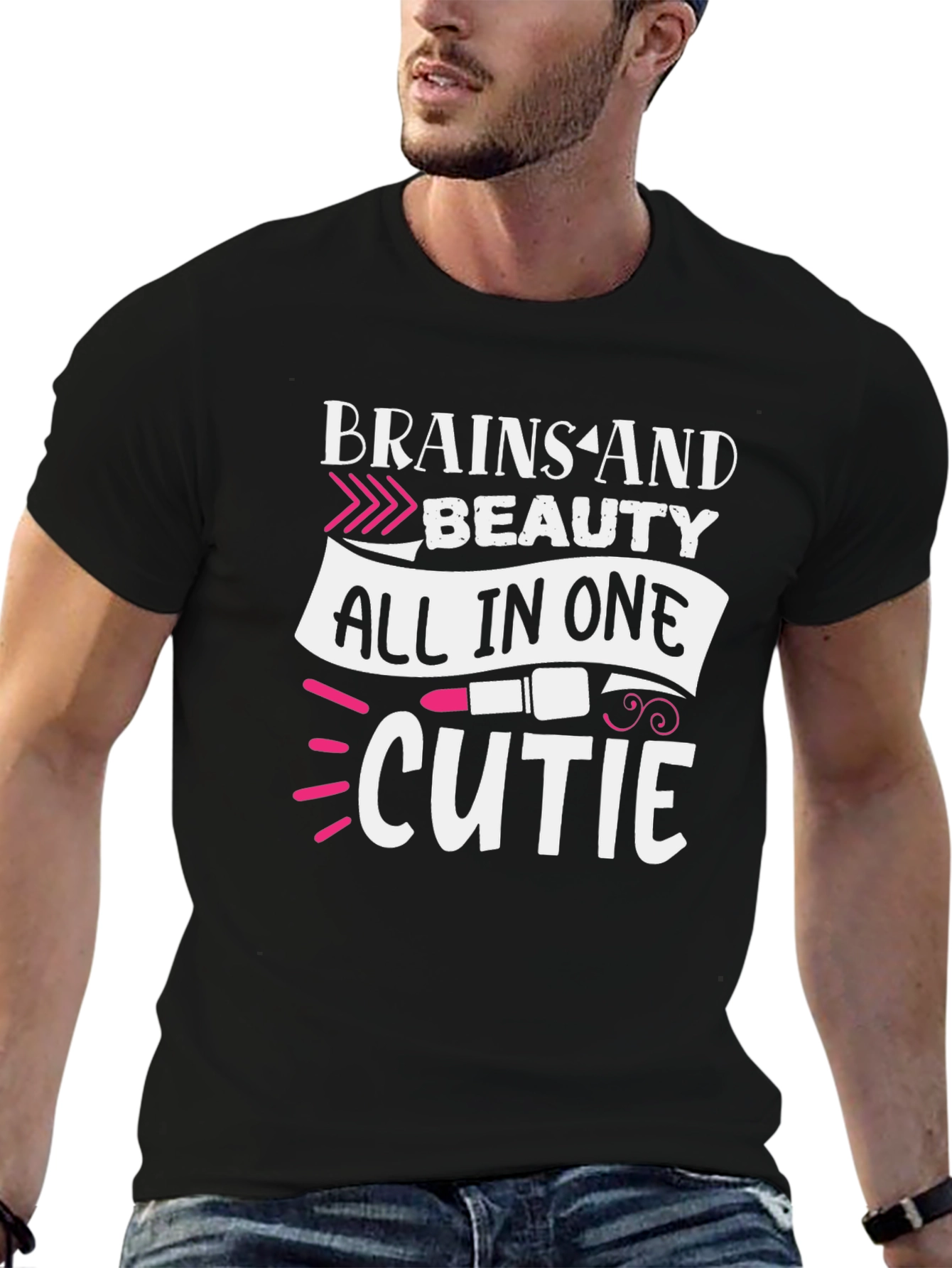 Brains and Beauty T-Shirt - All in One Cutie