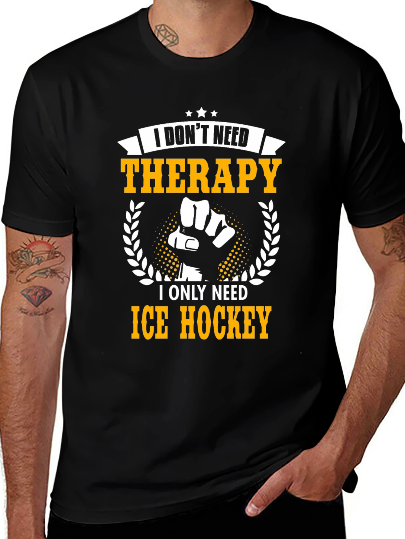 Ice Hockey Therapy T-Shirt