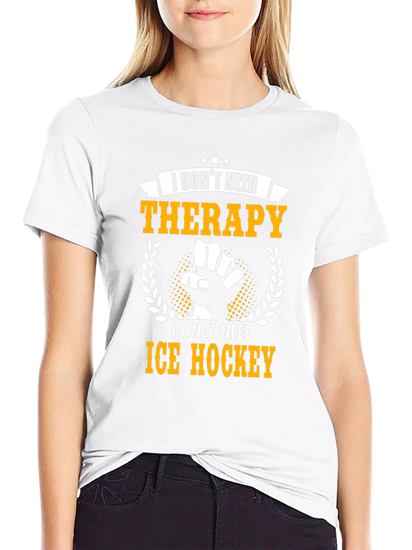 Ice Hockey Therapy T-Shirt