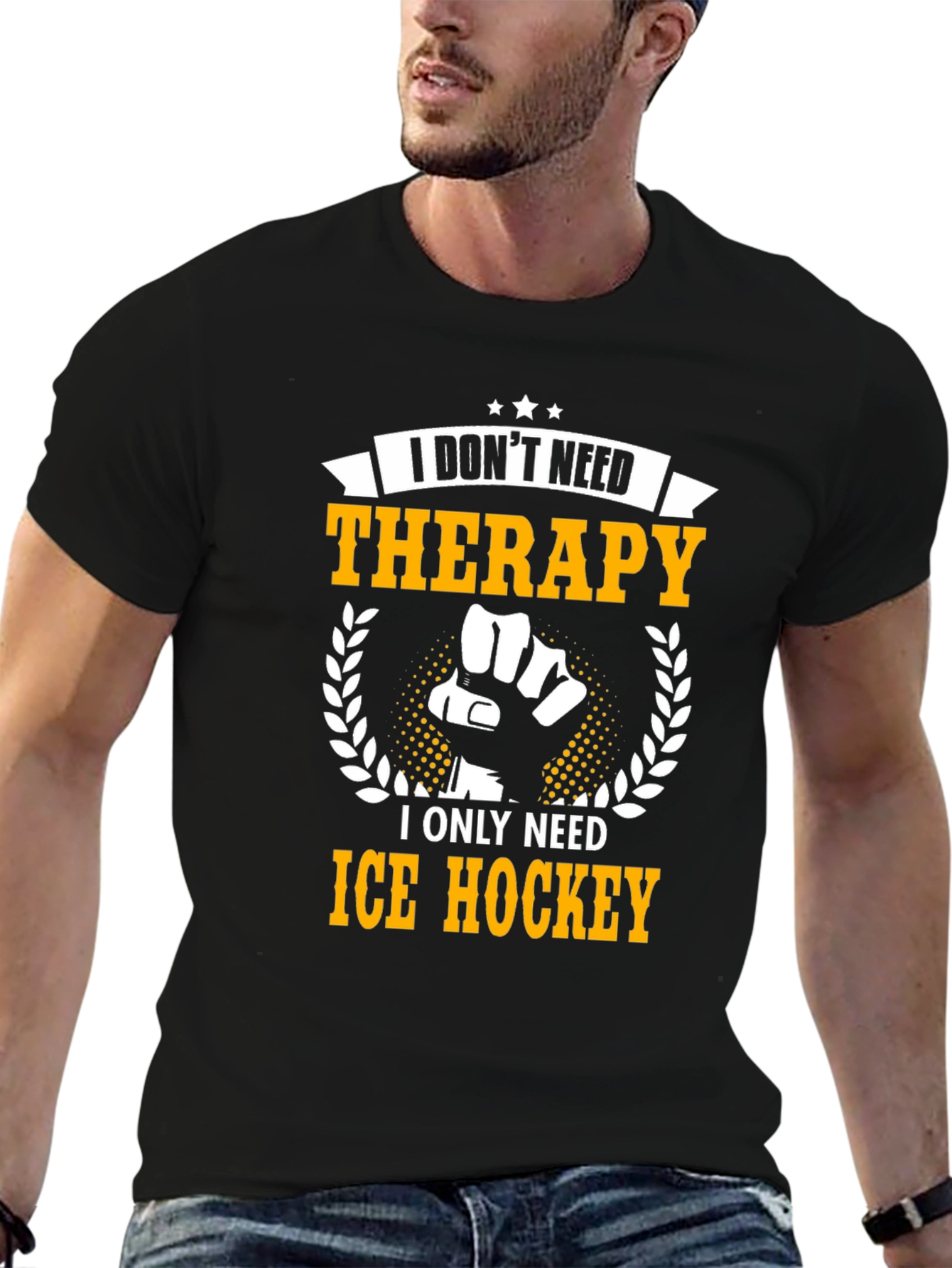Ice Hockey Therapy T-Shirt