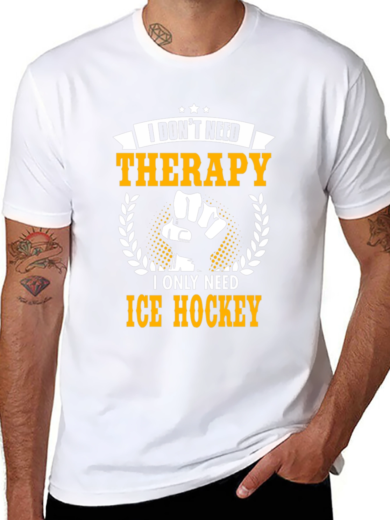 Ice Hockey Therapy T-Shirt