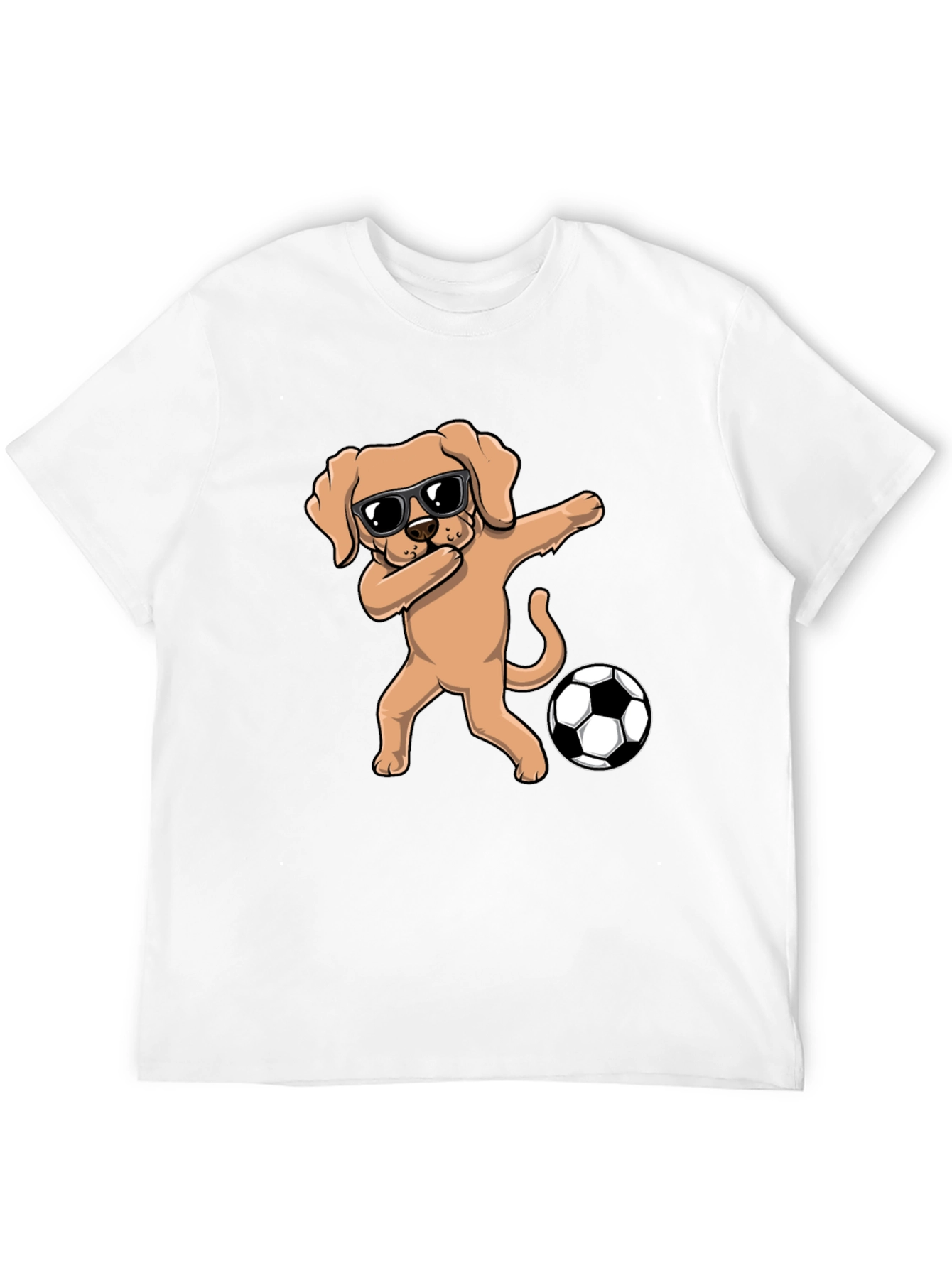 Dog Dabbing Soccer T-Shirt