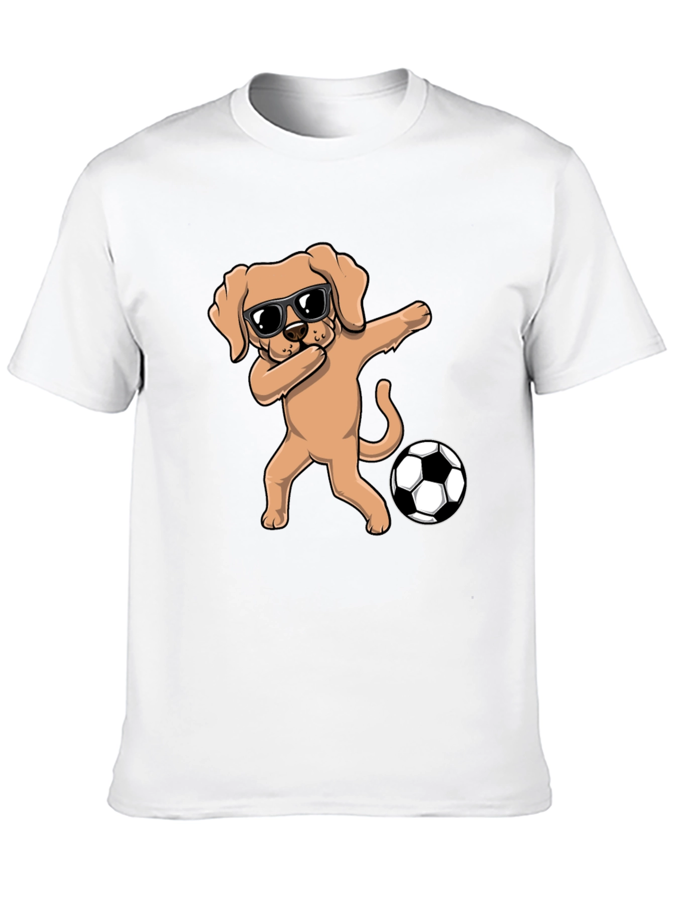 Dog Dabbing Soccer T-Shirt