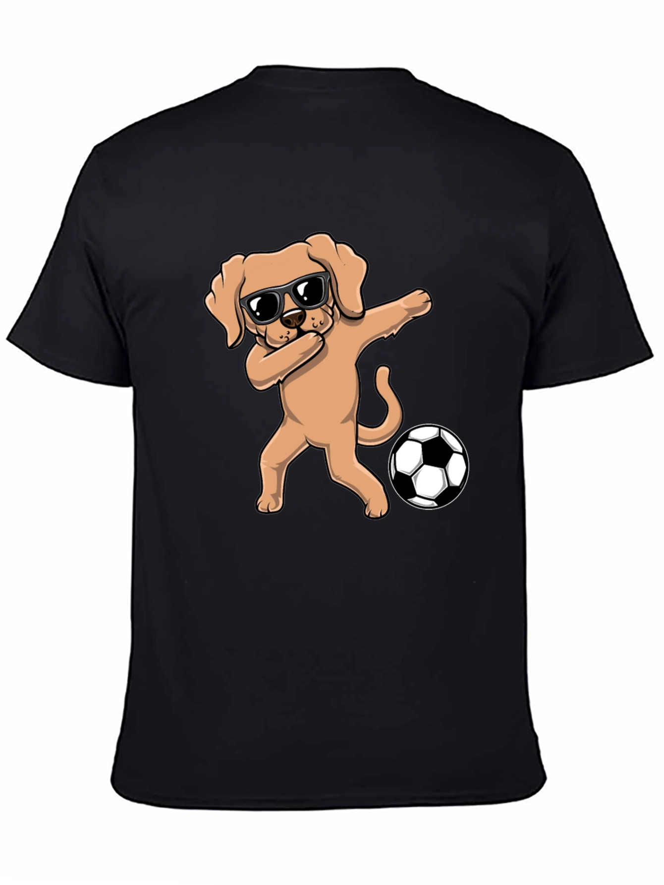 Dog Dabbing Soccer T-Shirt