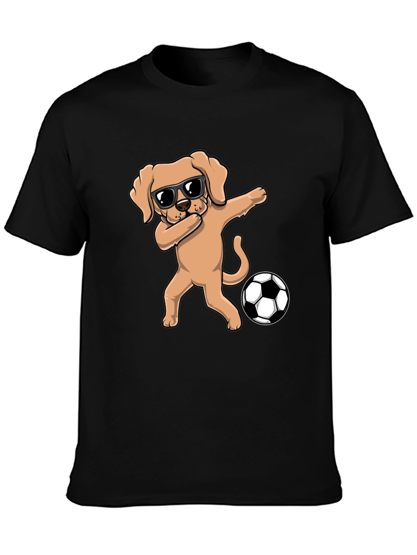 Dog Dabbing Soccer T-Shirt