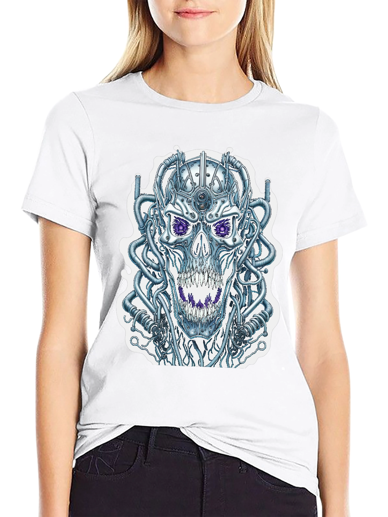 Cyber Skull T-Shirt
