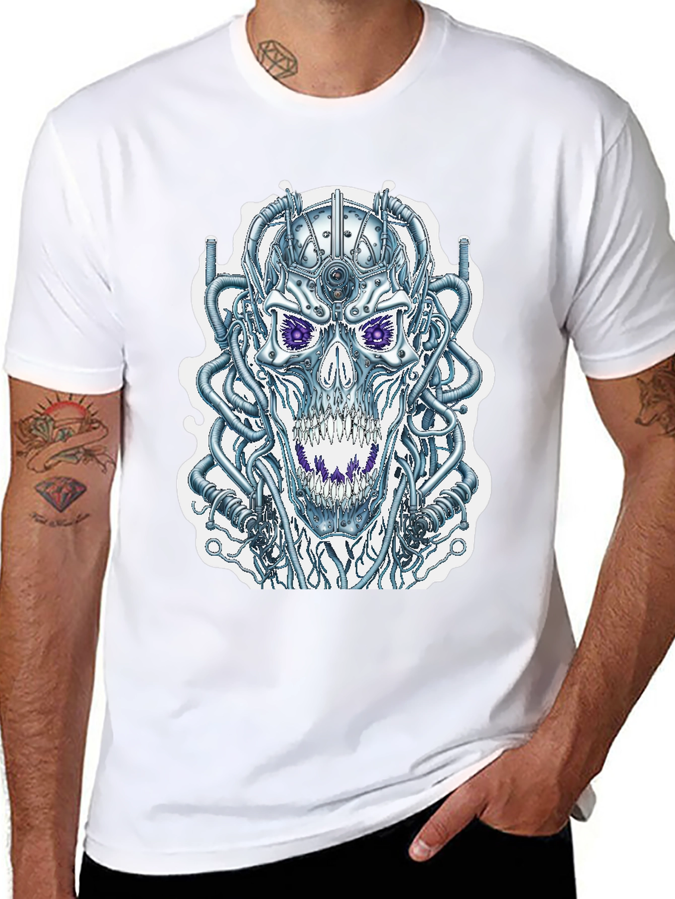 Cyber Skull T-Shirt