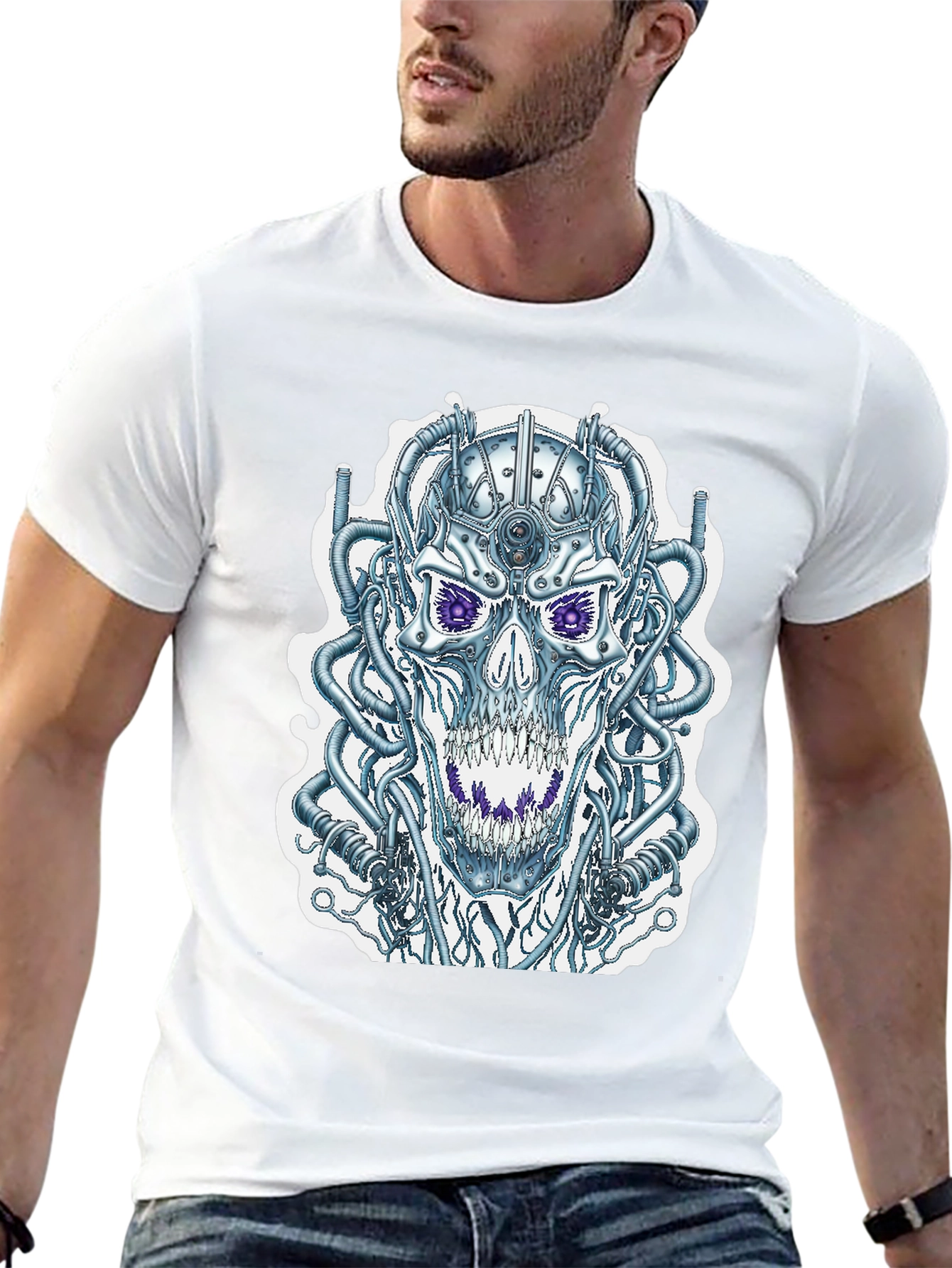 Cyber Skull T-Shirt