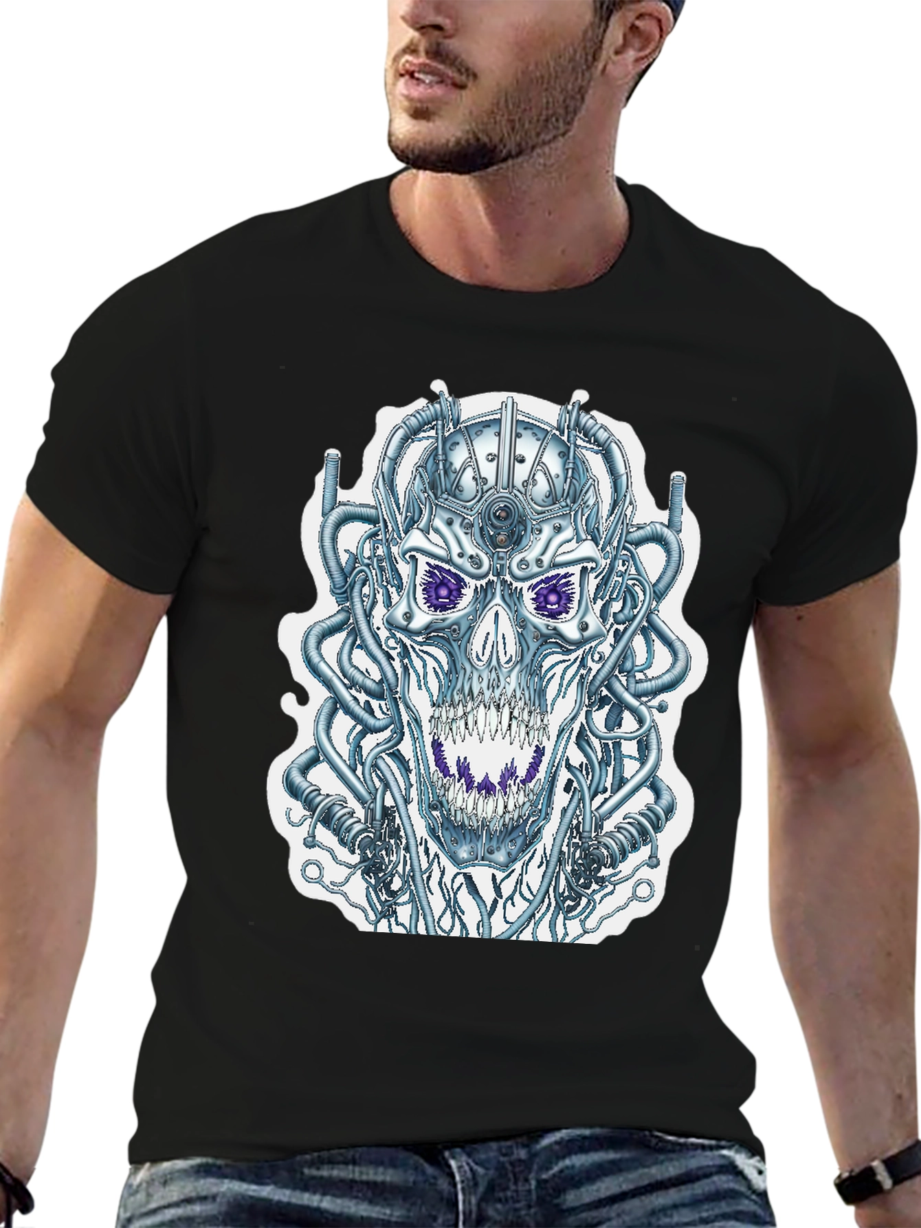 Cyber Skull T-Shirt
