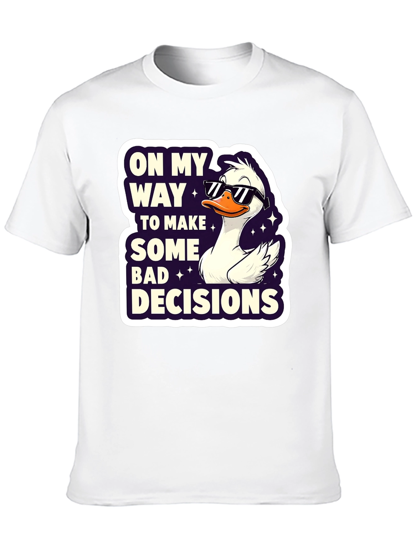Funny Goose Bad Decisions Graphic Tee