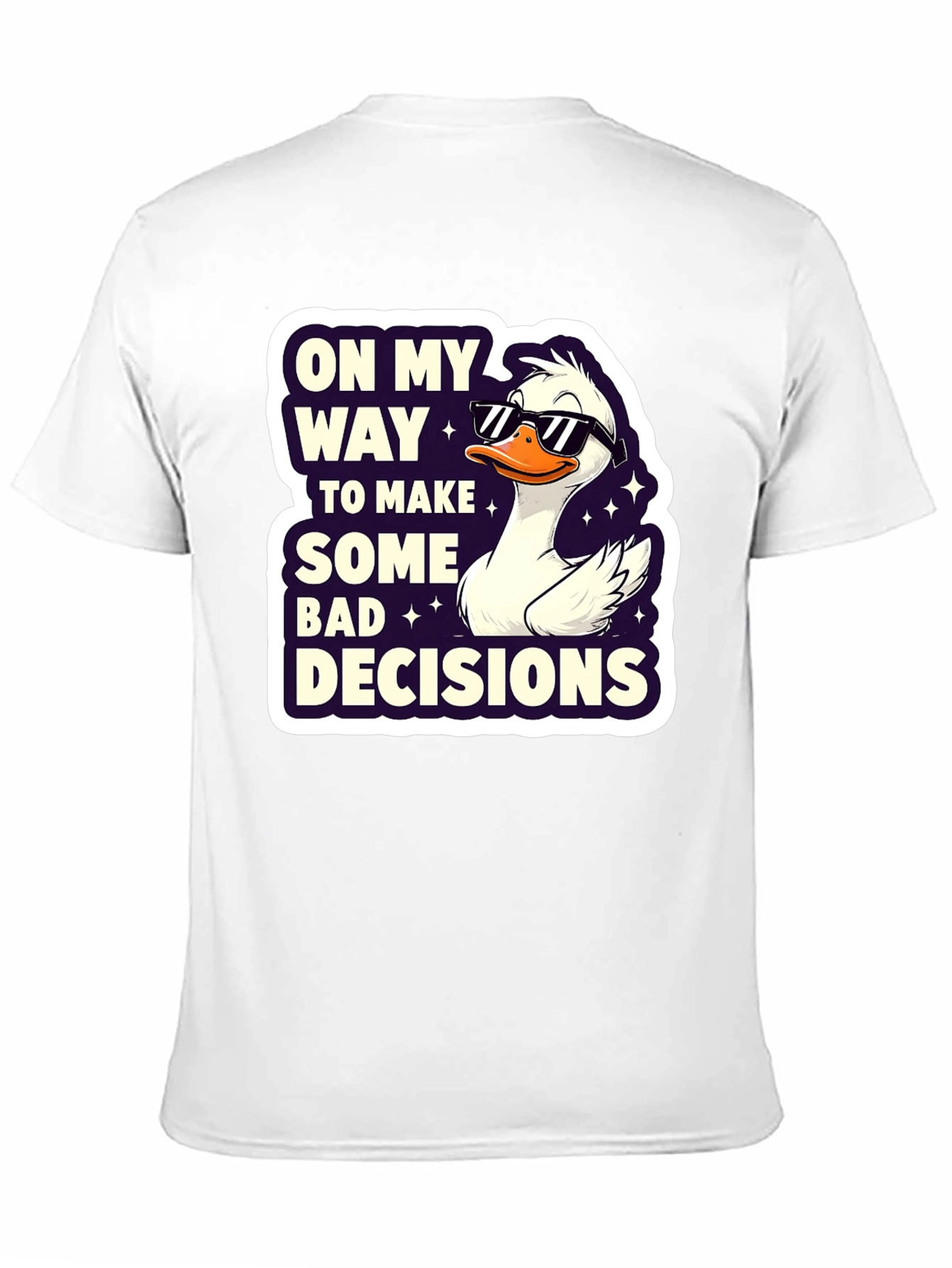Funny Goose Bad Decisions Graphic Tee